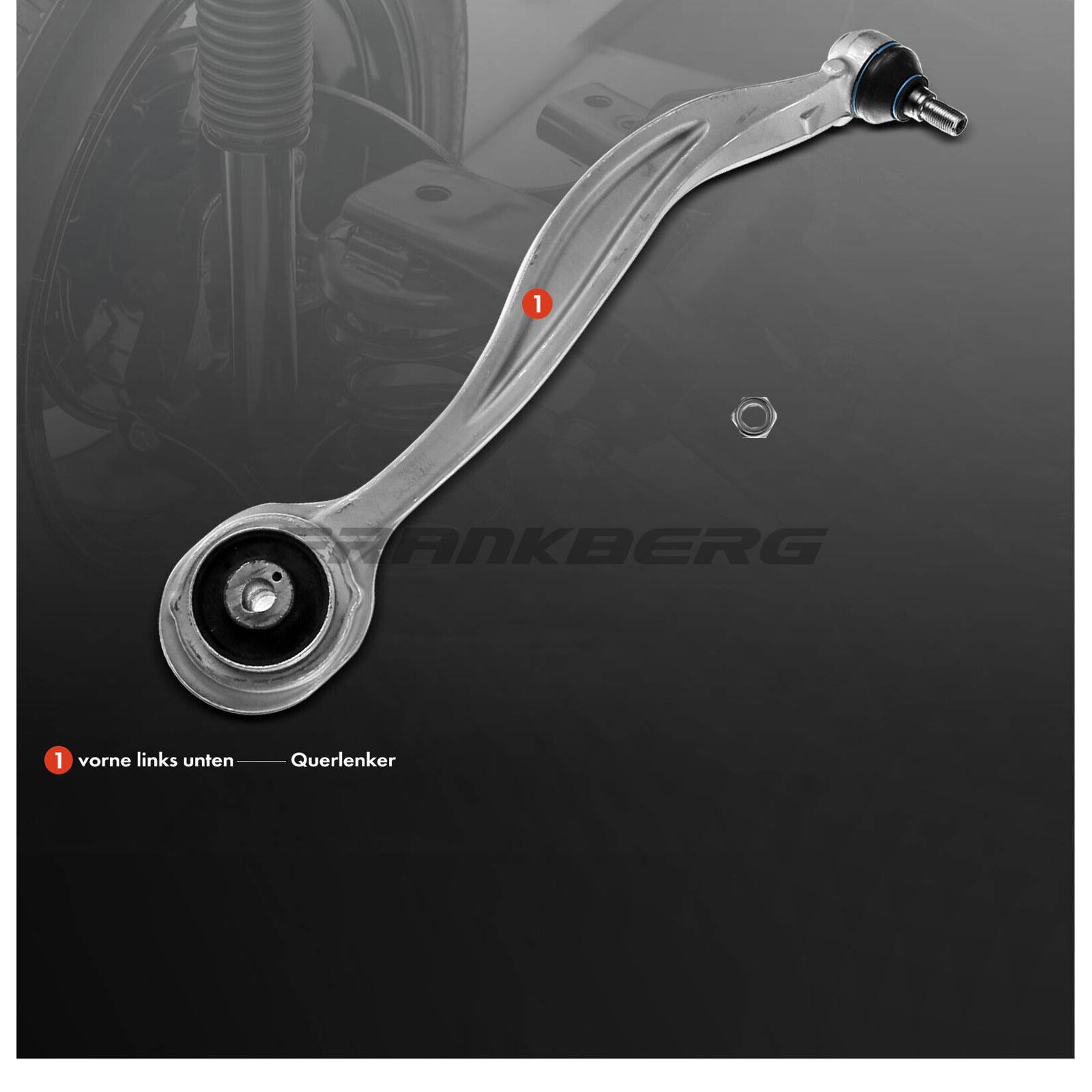 Control/Trailing Arm, wheel suspension