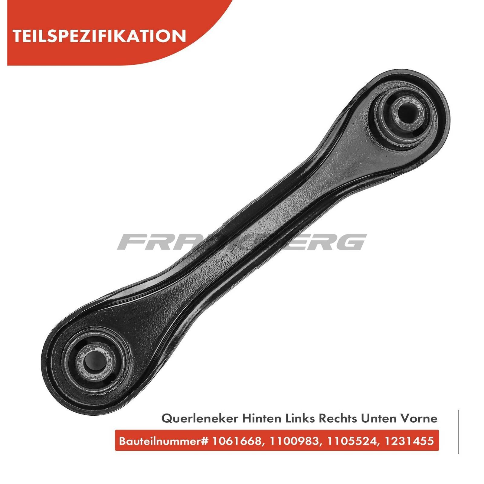Control/Trailing Arm, wheel suspension