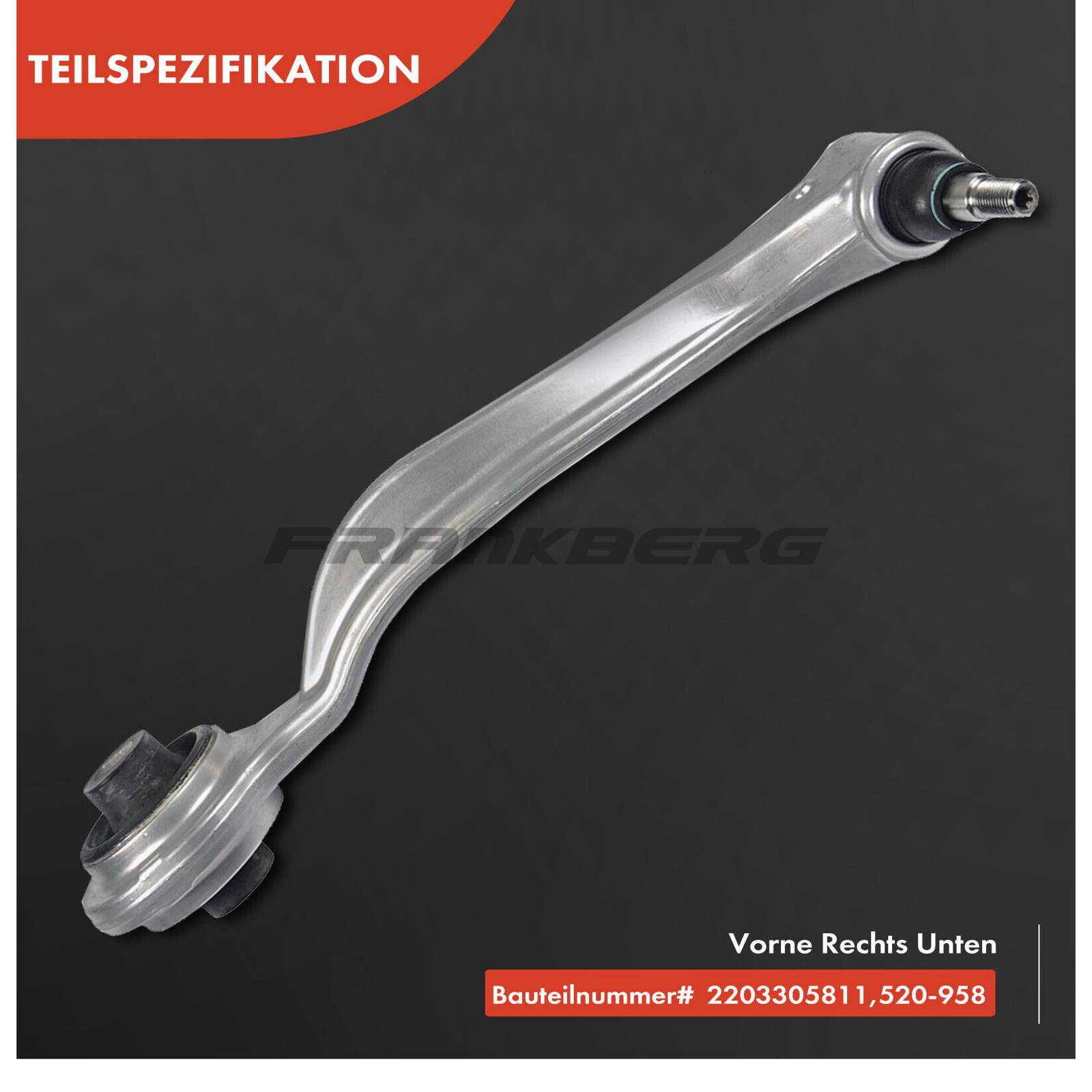 Control/Trailing Arm, wheel suspension