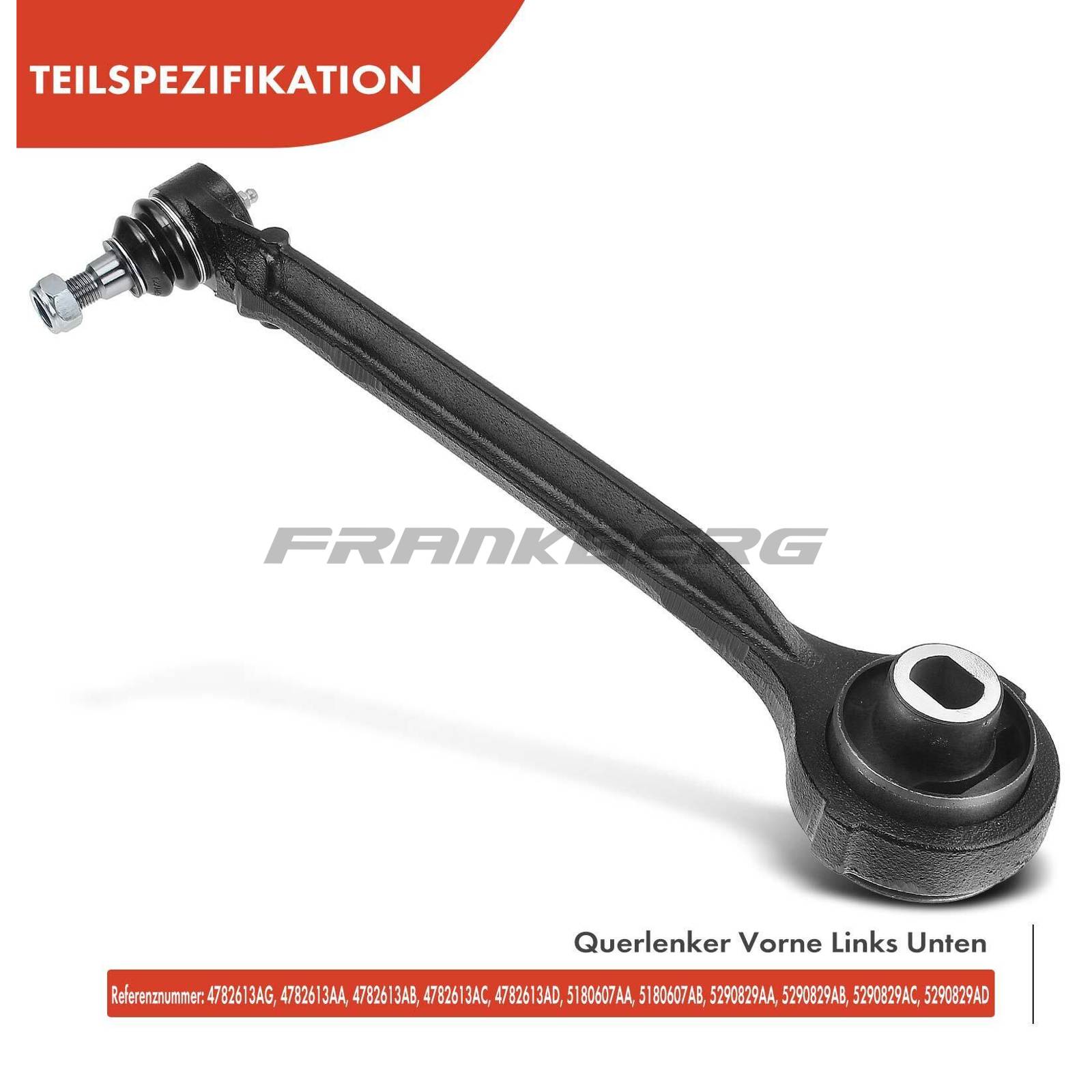 Control/Trailing Arm, wheel suspension