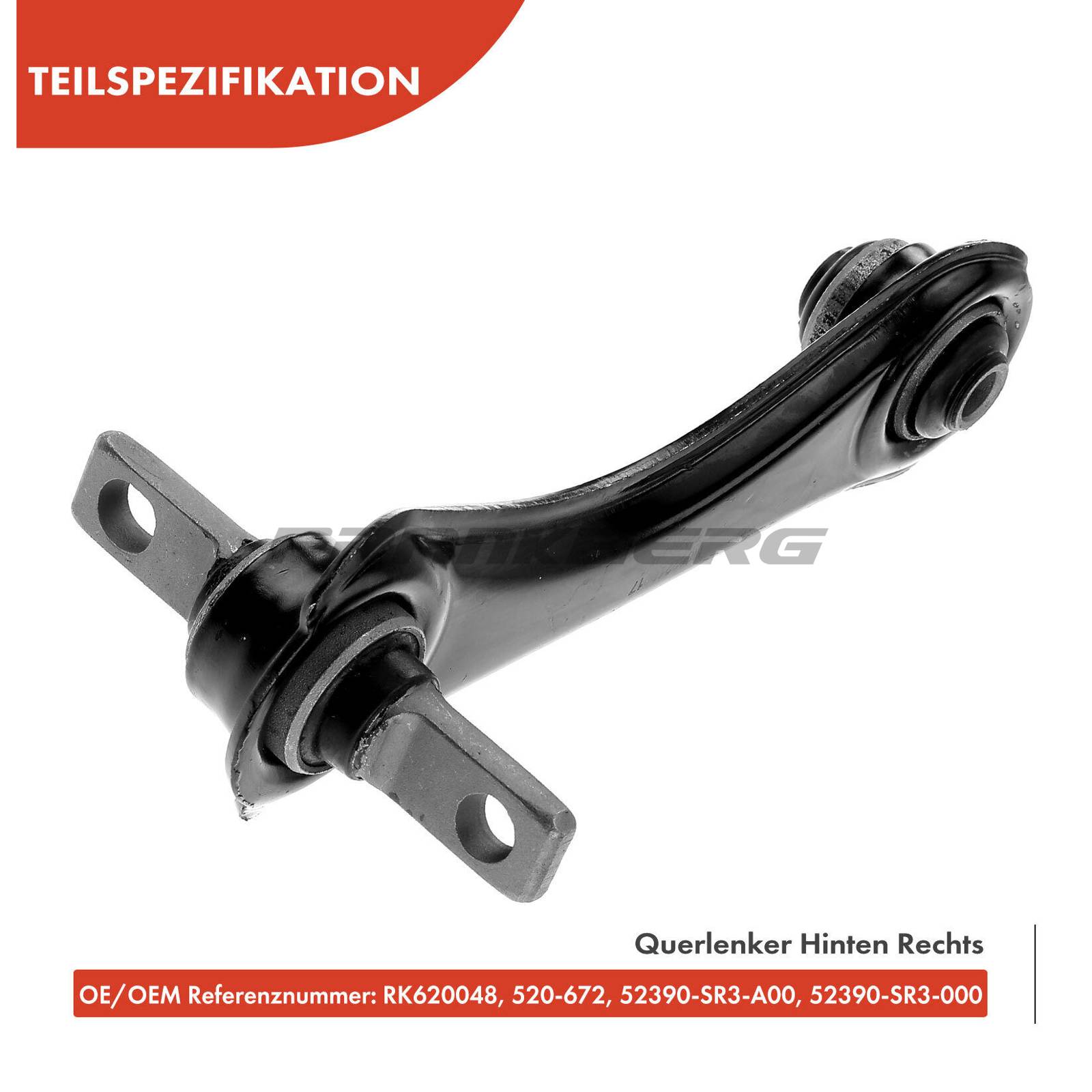 Control/Trailing Arm, wheel suspension