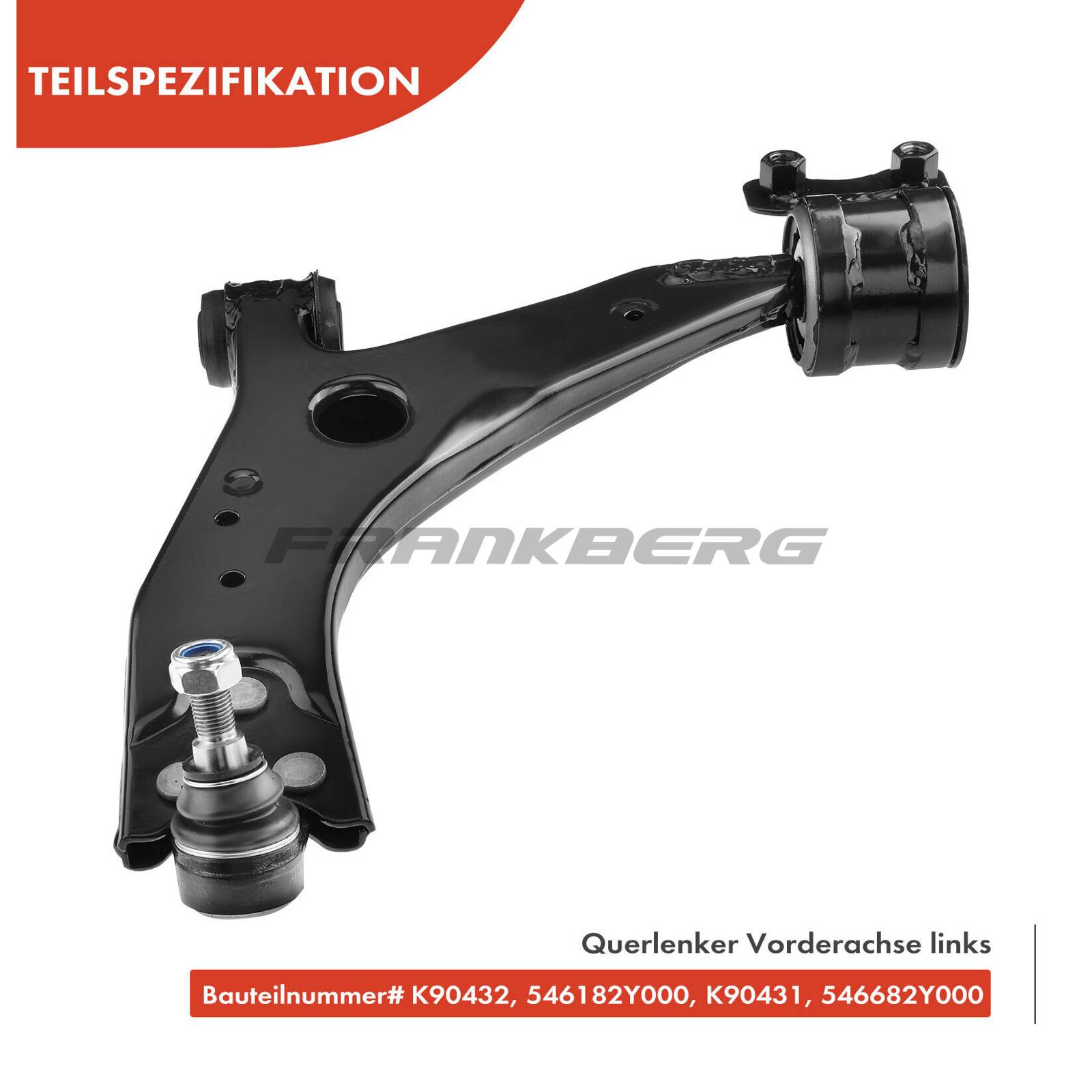 Control/Trailing Arm, wheel suspension