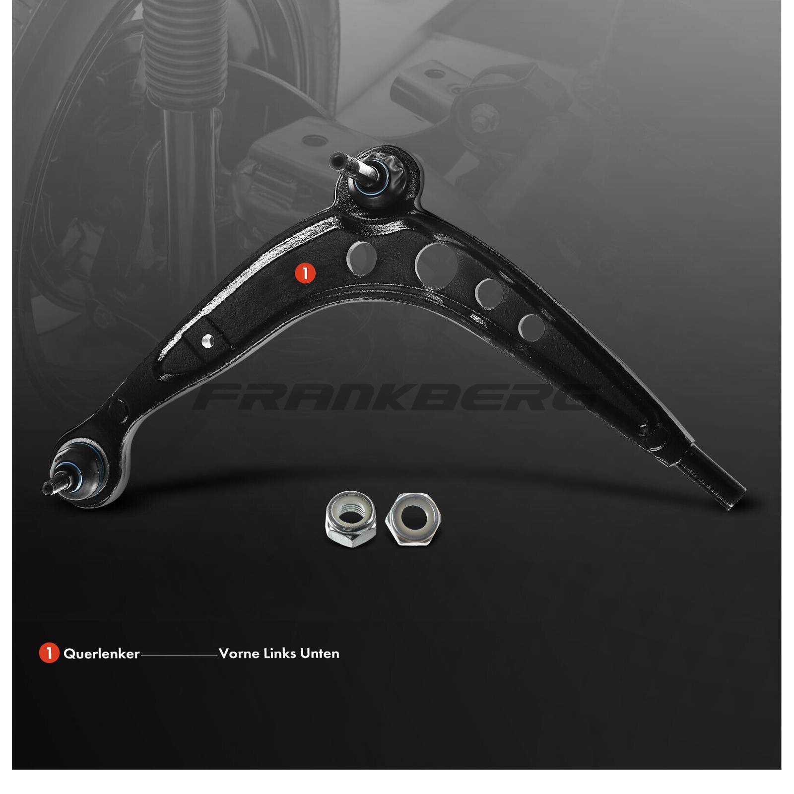 Control/Trailing Arm, wheel suspension
