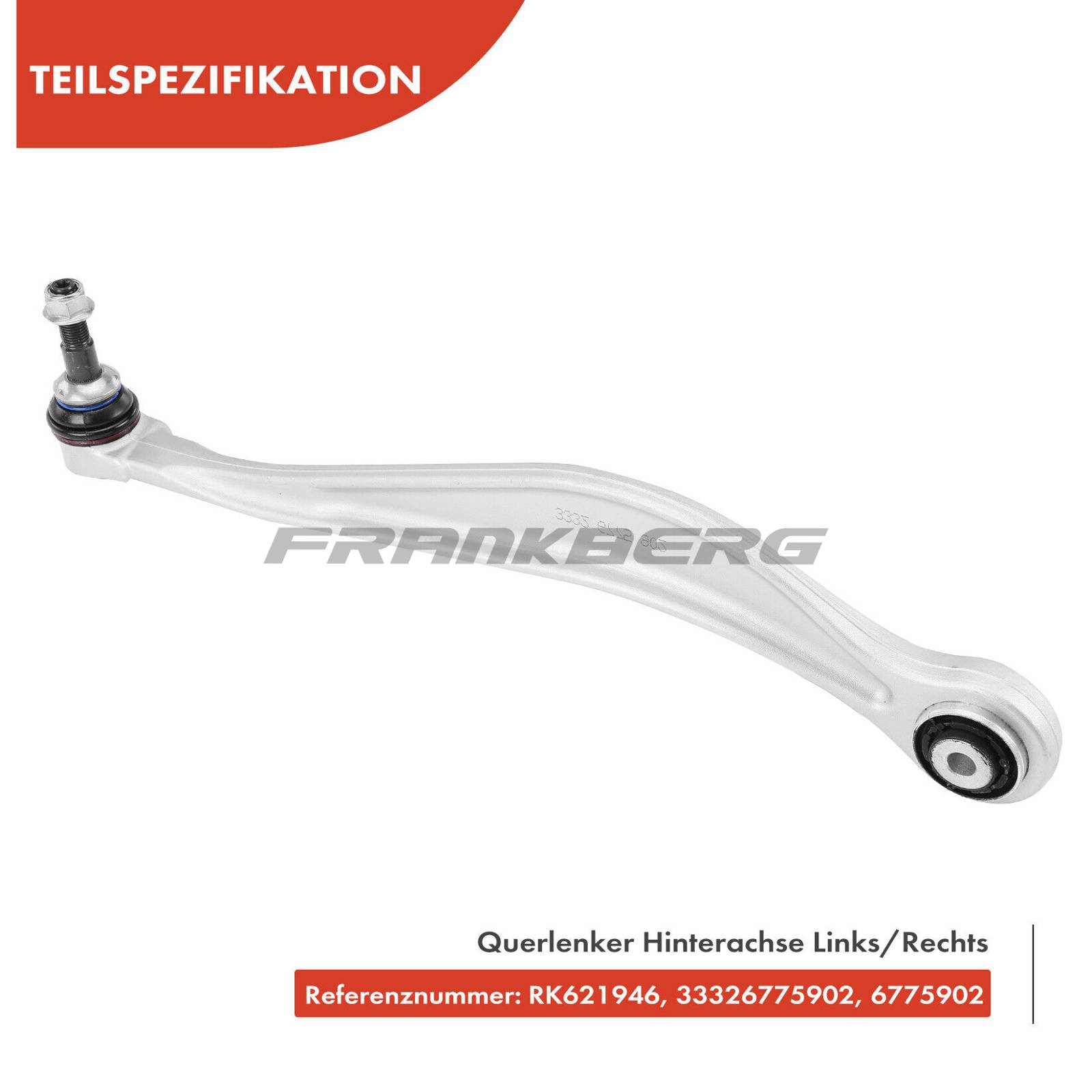 Control/Trailing Arm, wheel suspension