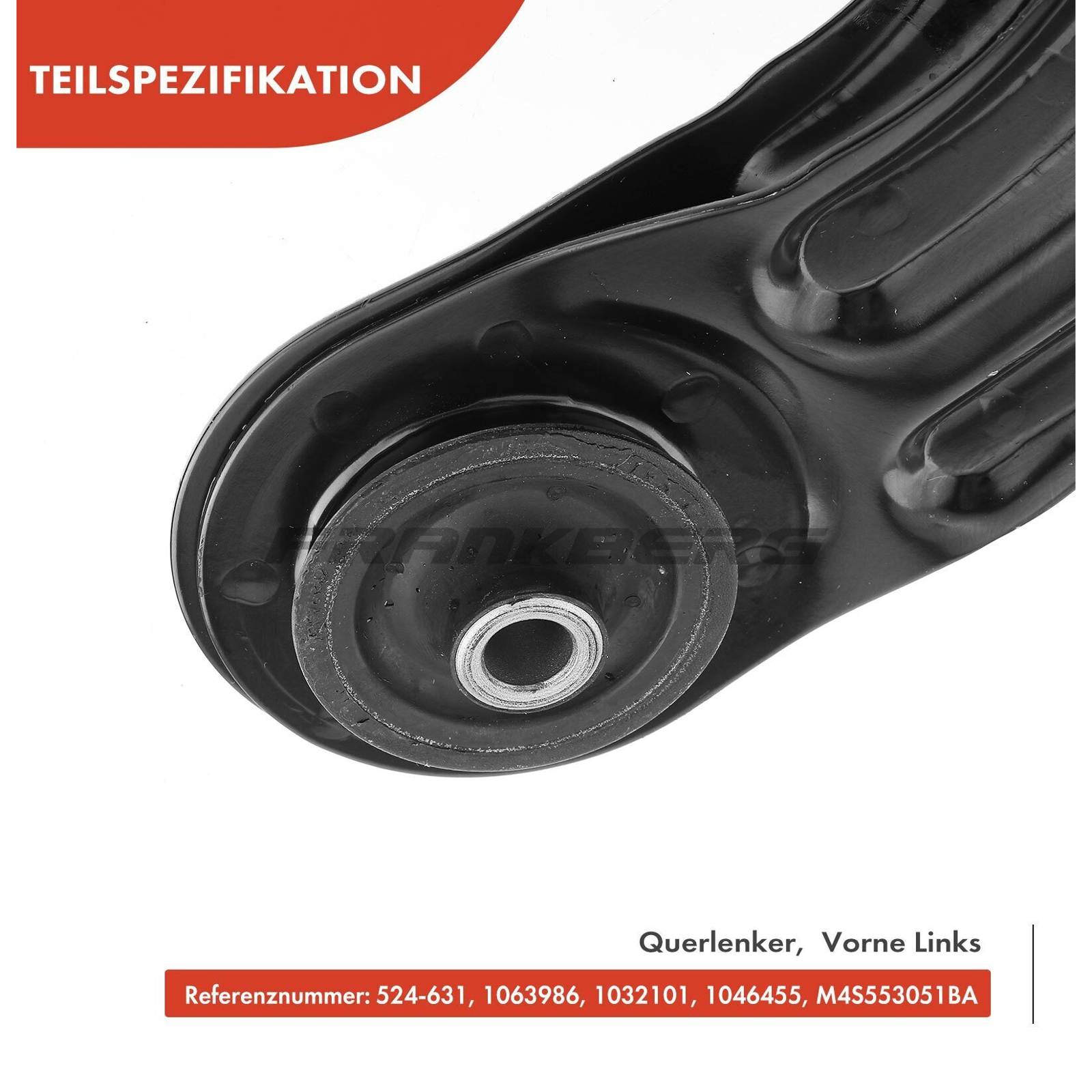 Control/Trailing Arm, wheel suspension