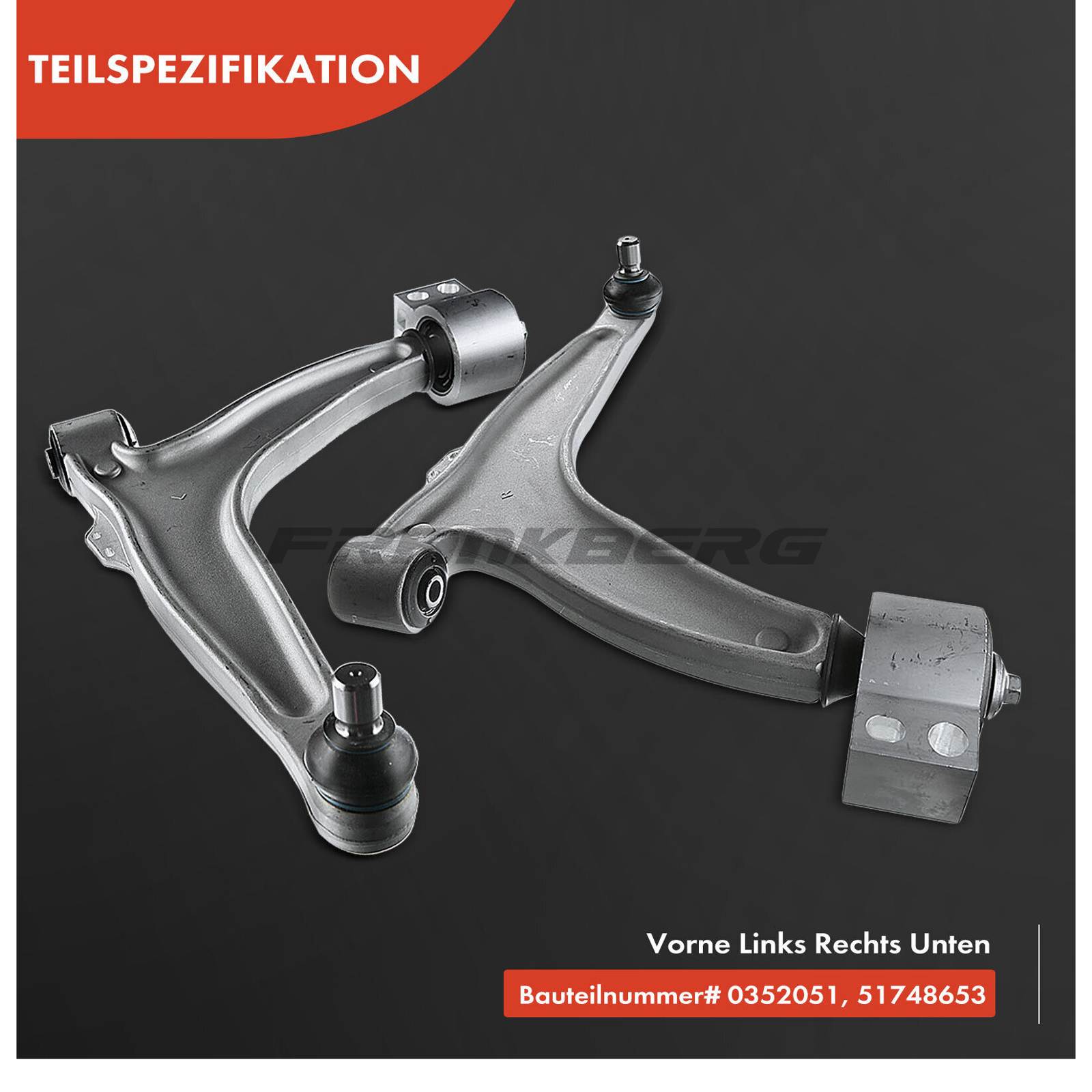 Control/Trailing Arm, wheel suspension