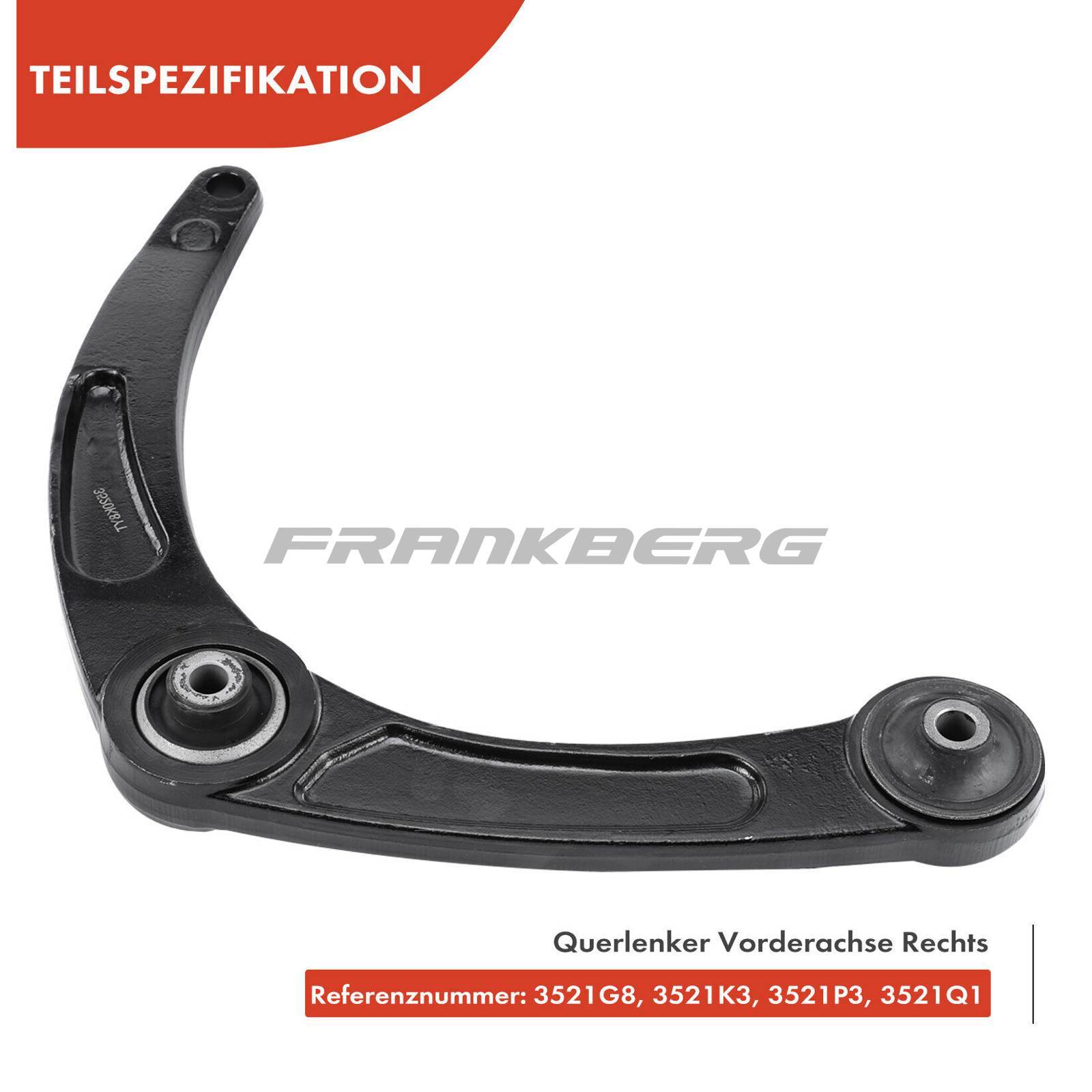 Control/Trailing Arm, wheel suspension