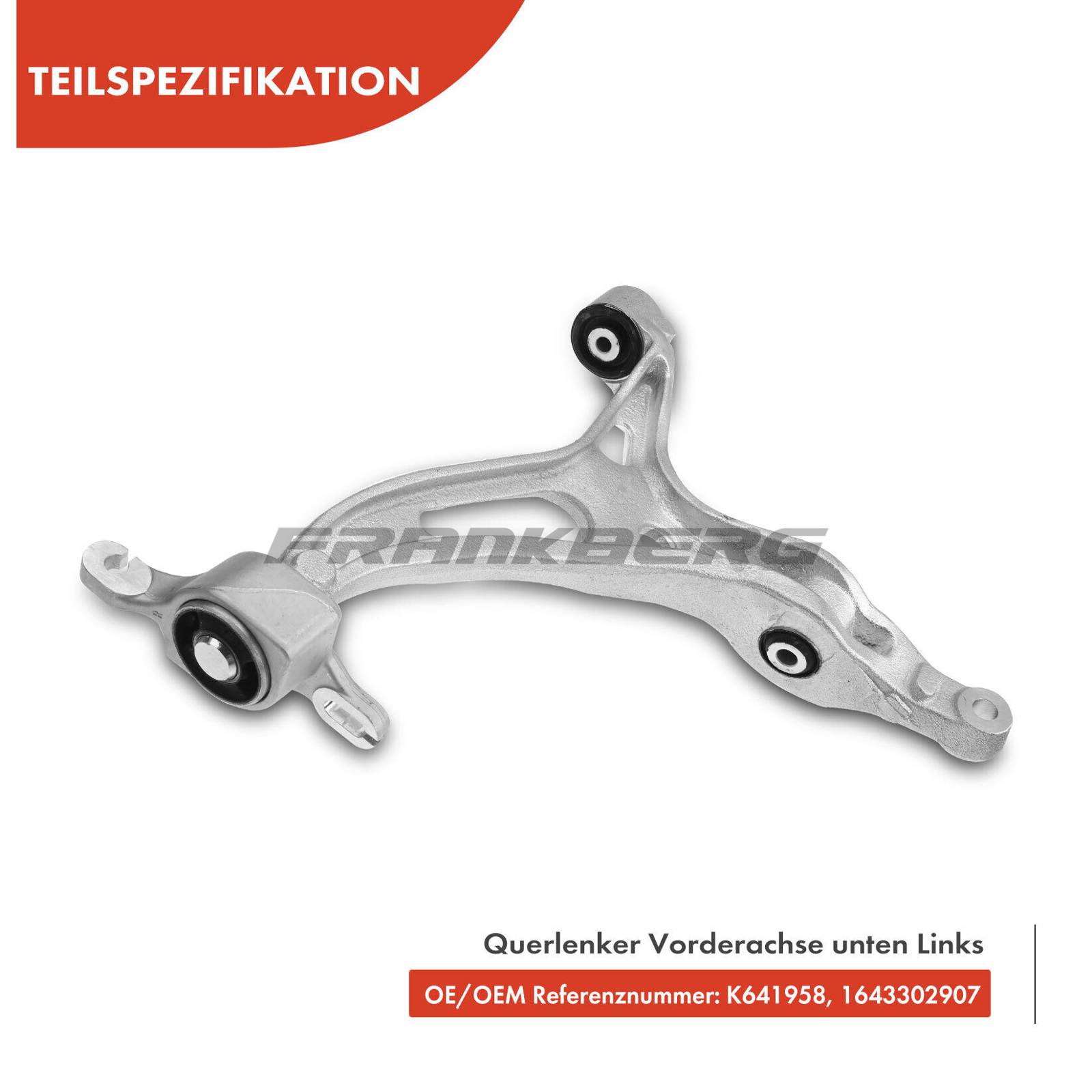 Control/Trailing Arm, wheel suspension