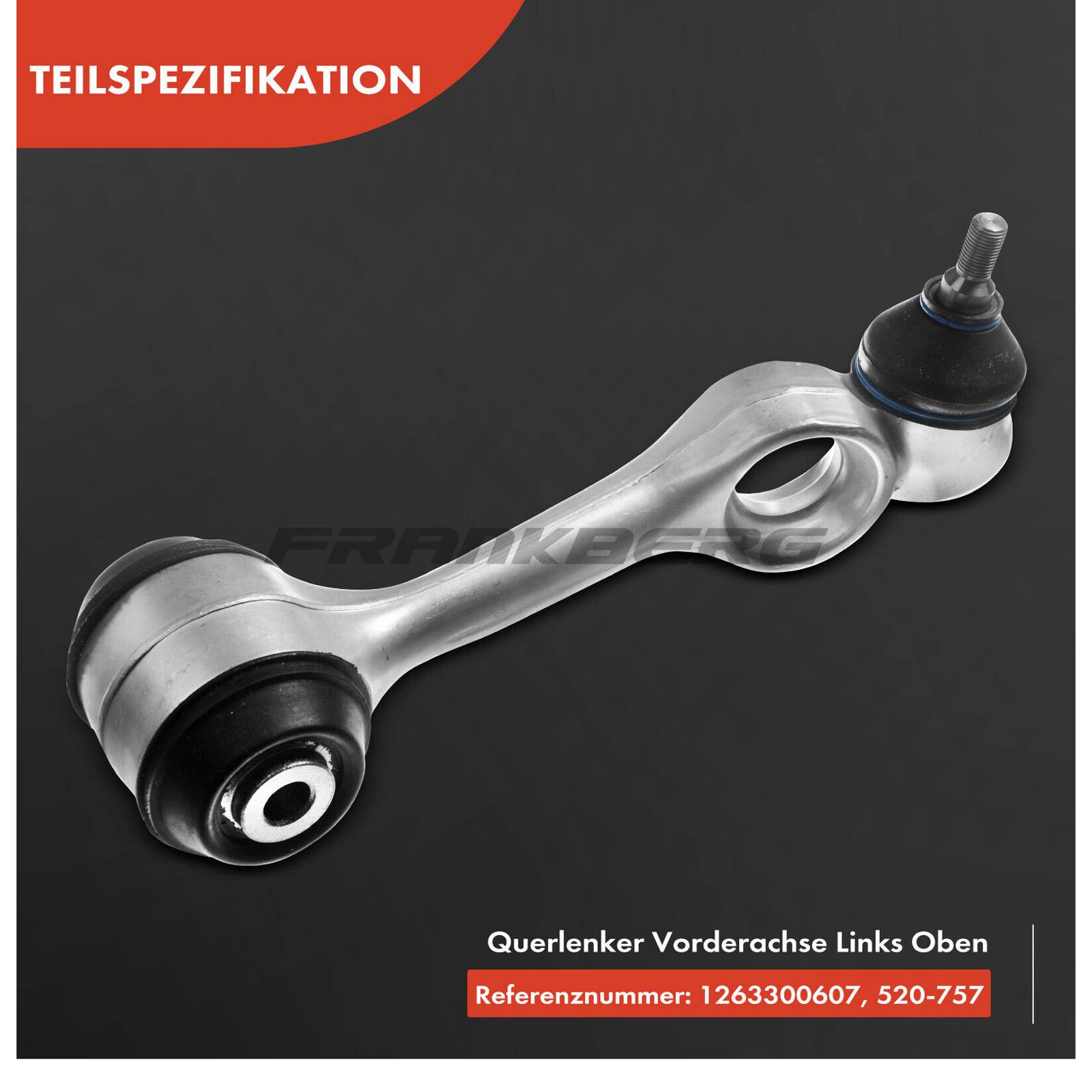 Control/Trailing Arm, wheel suspension