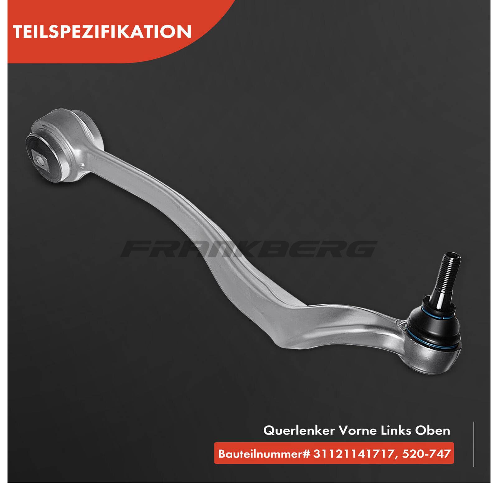 Control/Trailing Arm, wheel suspension