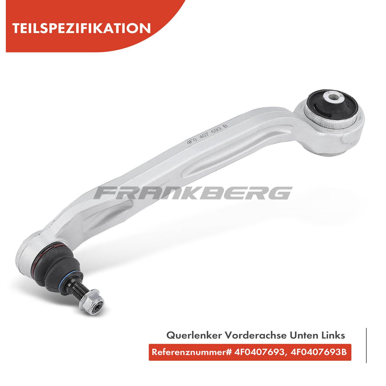 Control/Trailing Arm, wheel suspension