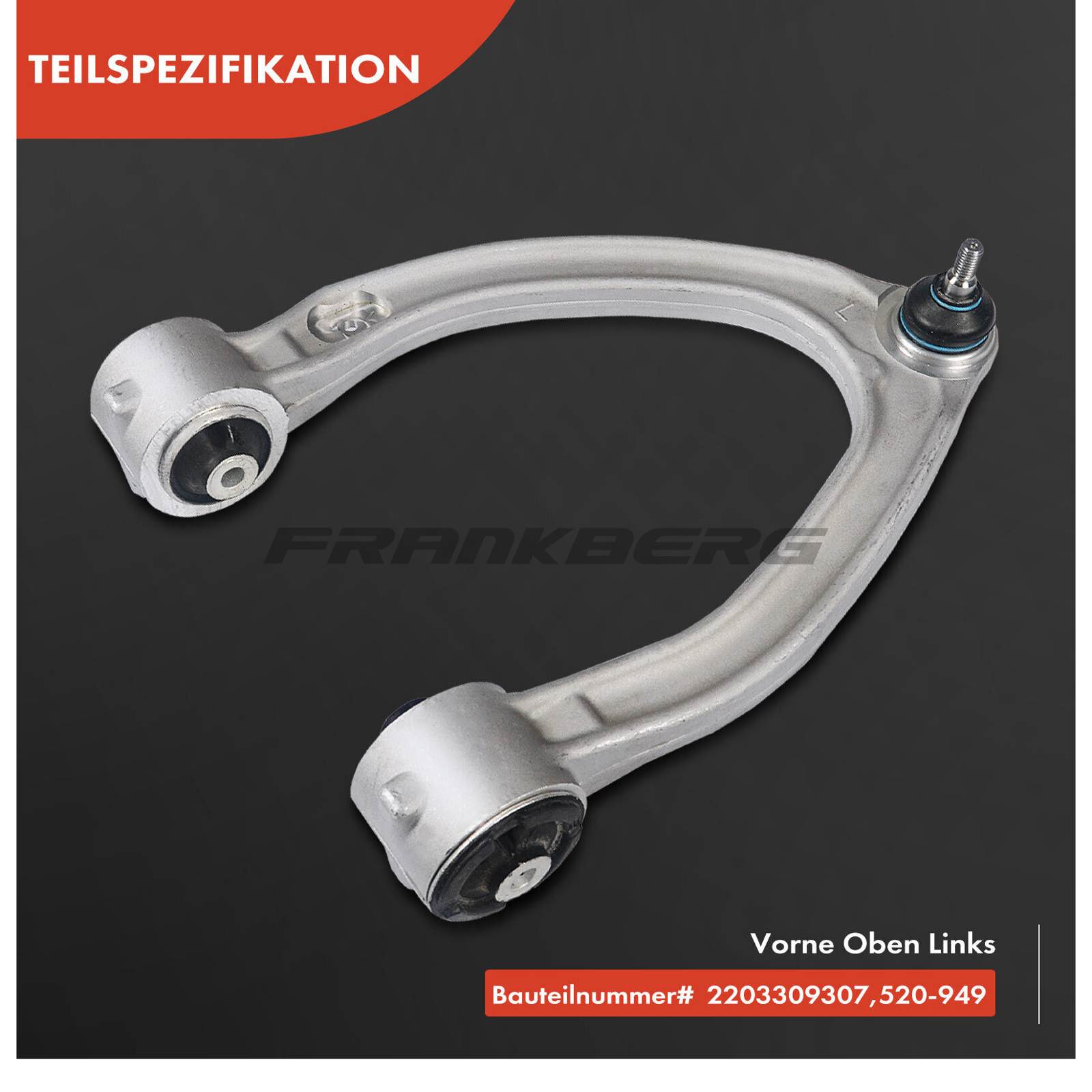 Control/Trailing Arm, wheel suspension