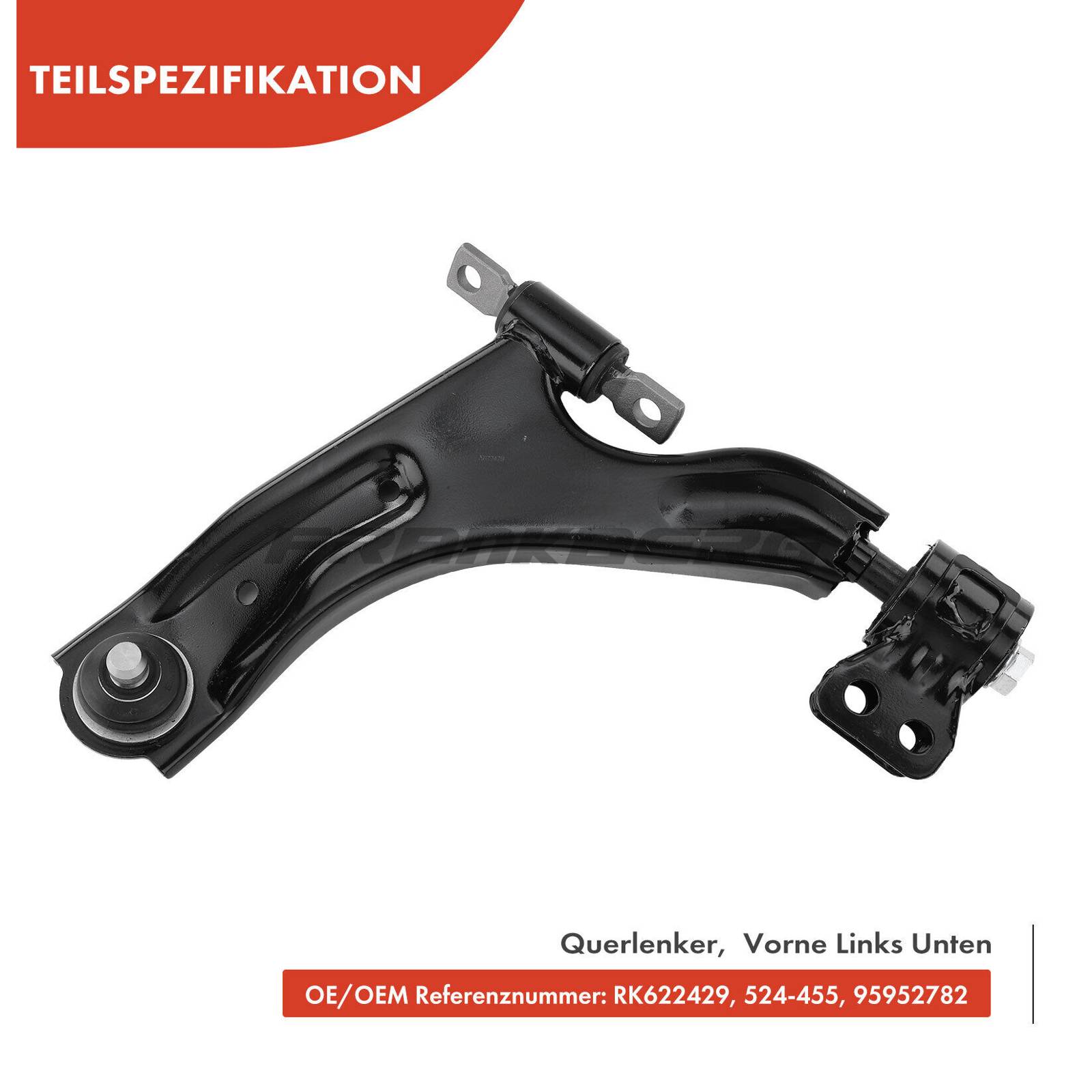 Control/Trailing Arm, wheel suspension
