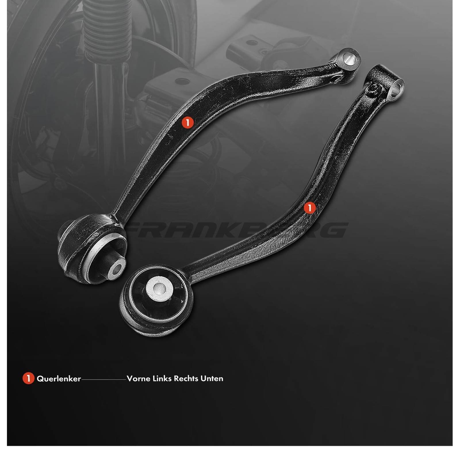 Control/Trailing Arm, wheel suspension