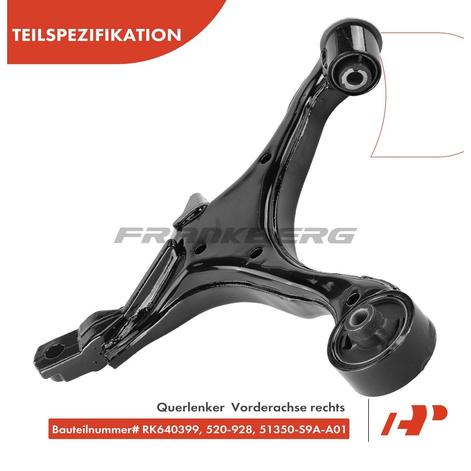Control/Trailing Arm, wheel suspension