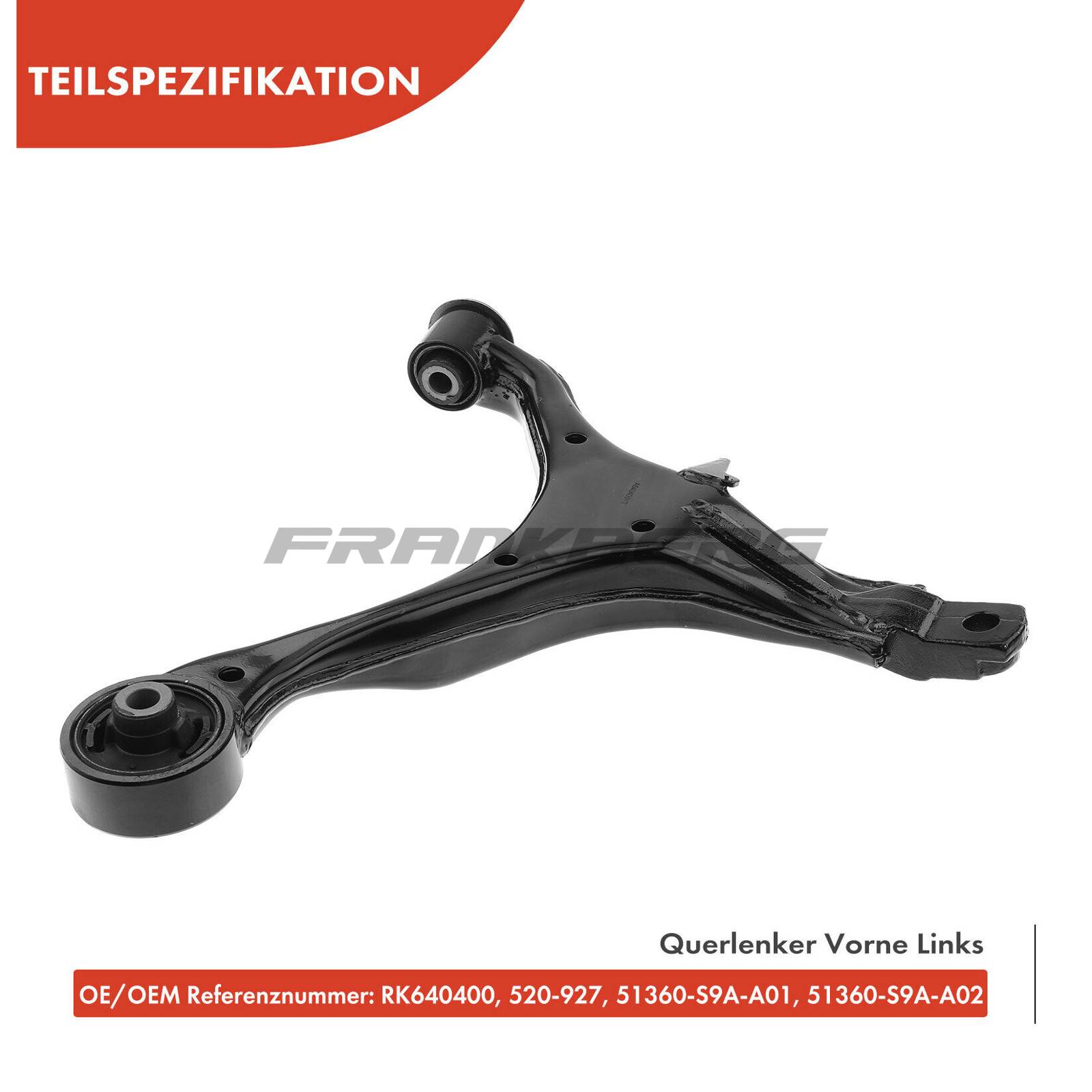 Control/Trailing Arm, wheel suspension