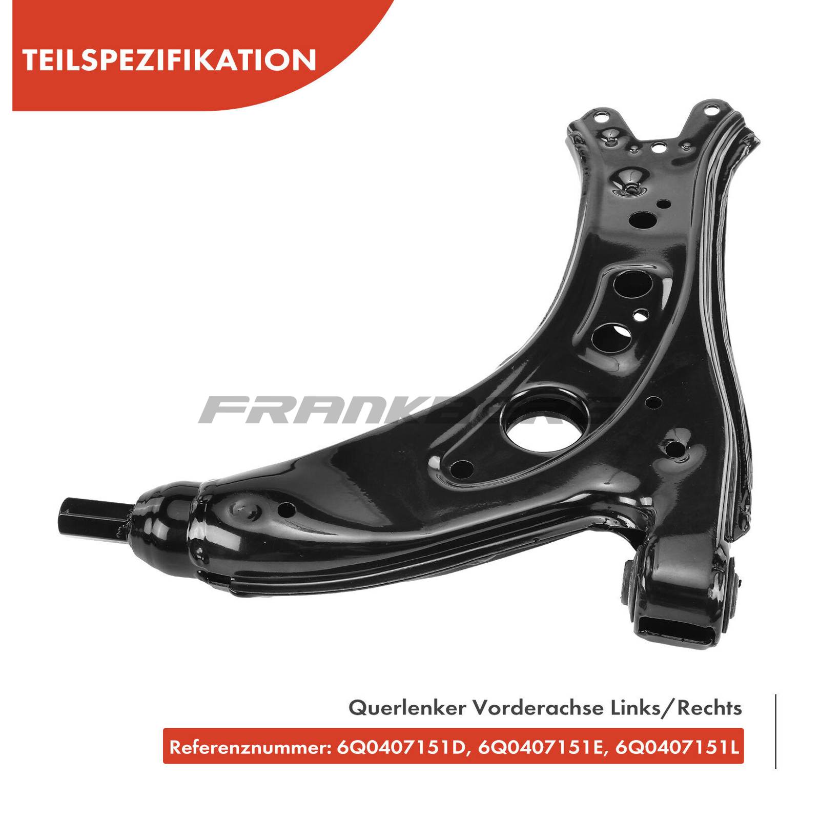 Control/Trailing Arm, wheel suspension