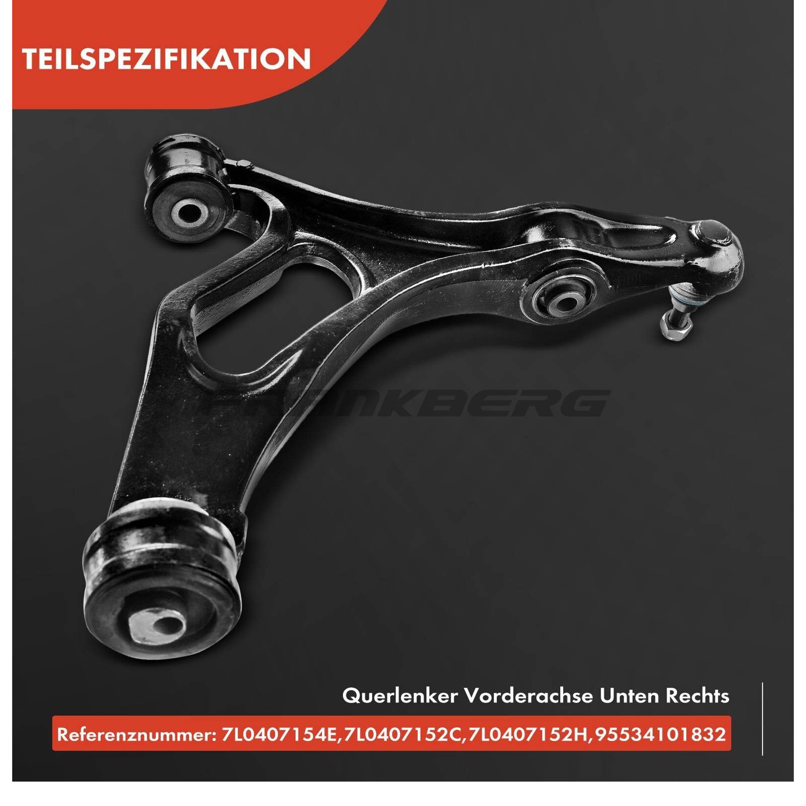 Control/Trailing Arm, wheel suspension