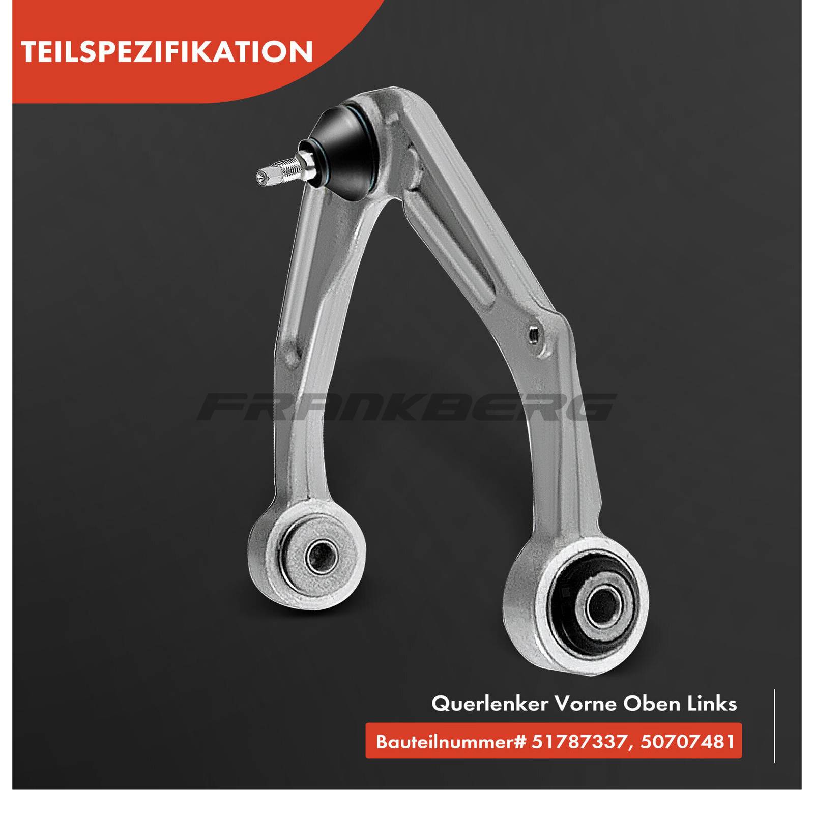 Control/Trailing Arm, wheel suspension