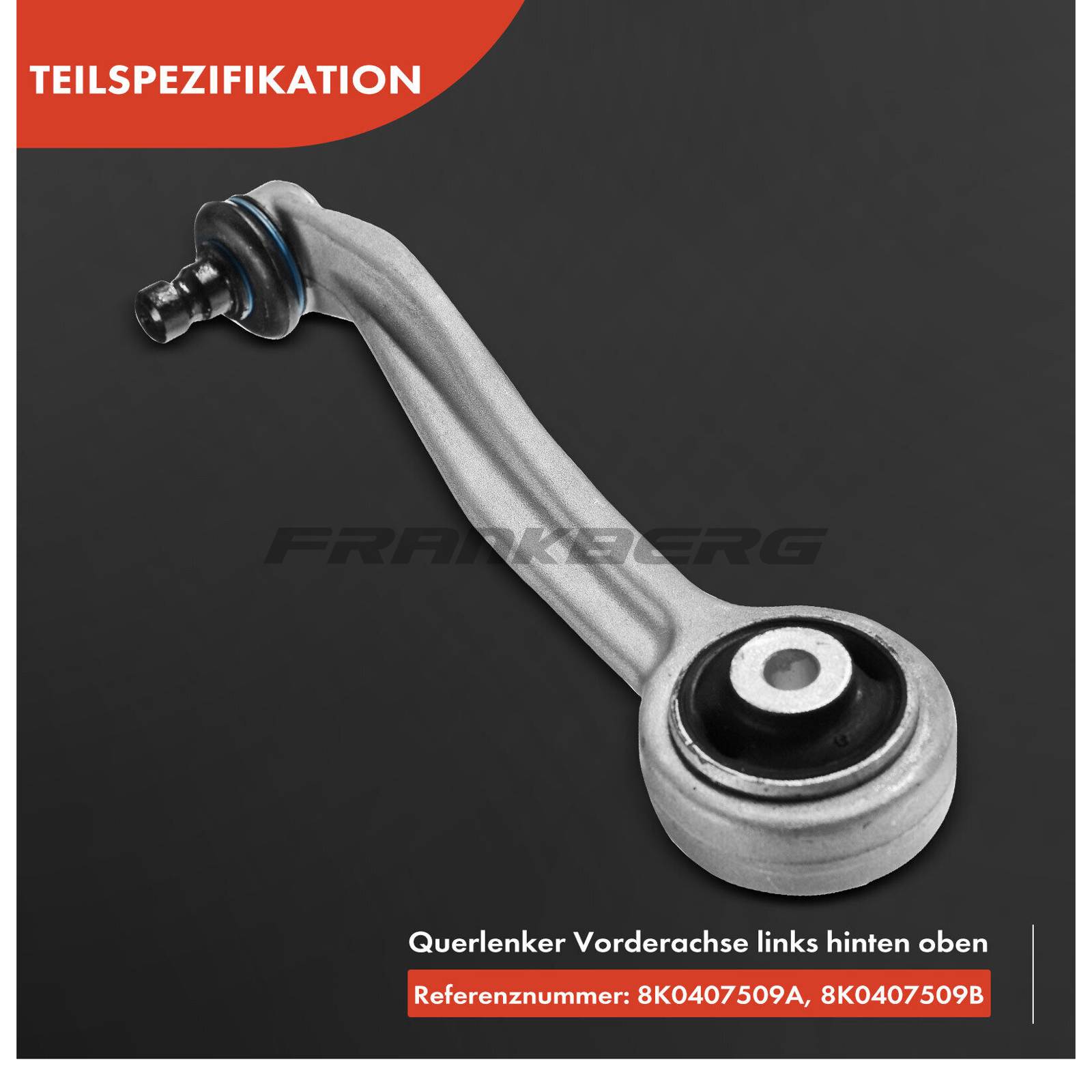 Control/Trailing Arm, wheel suspension
