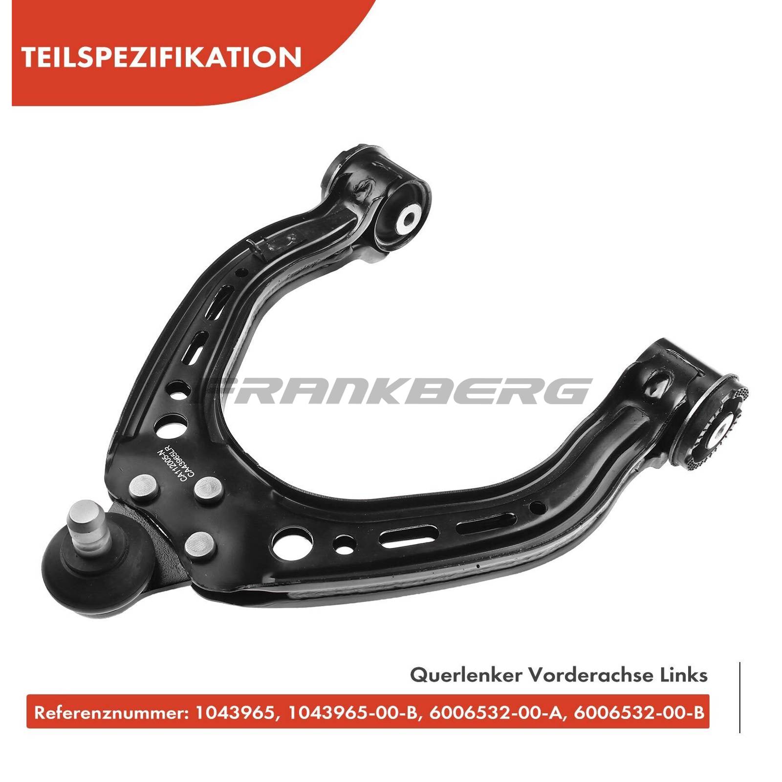 Control/Trailing Arm, wheel suspension