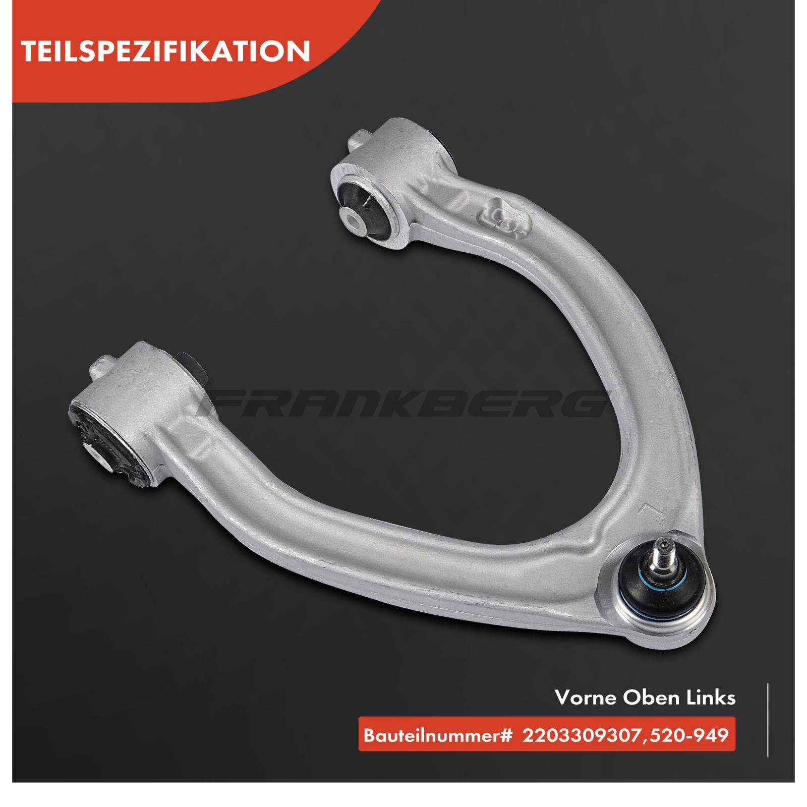 Control/Trailing Arm, wheel suspension