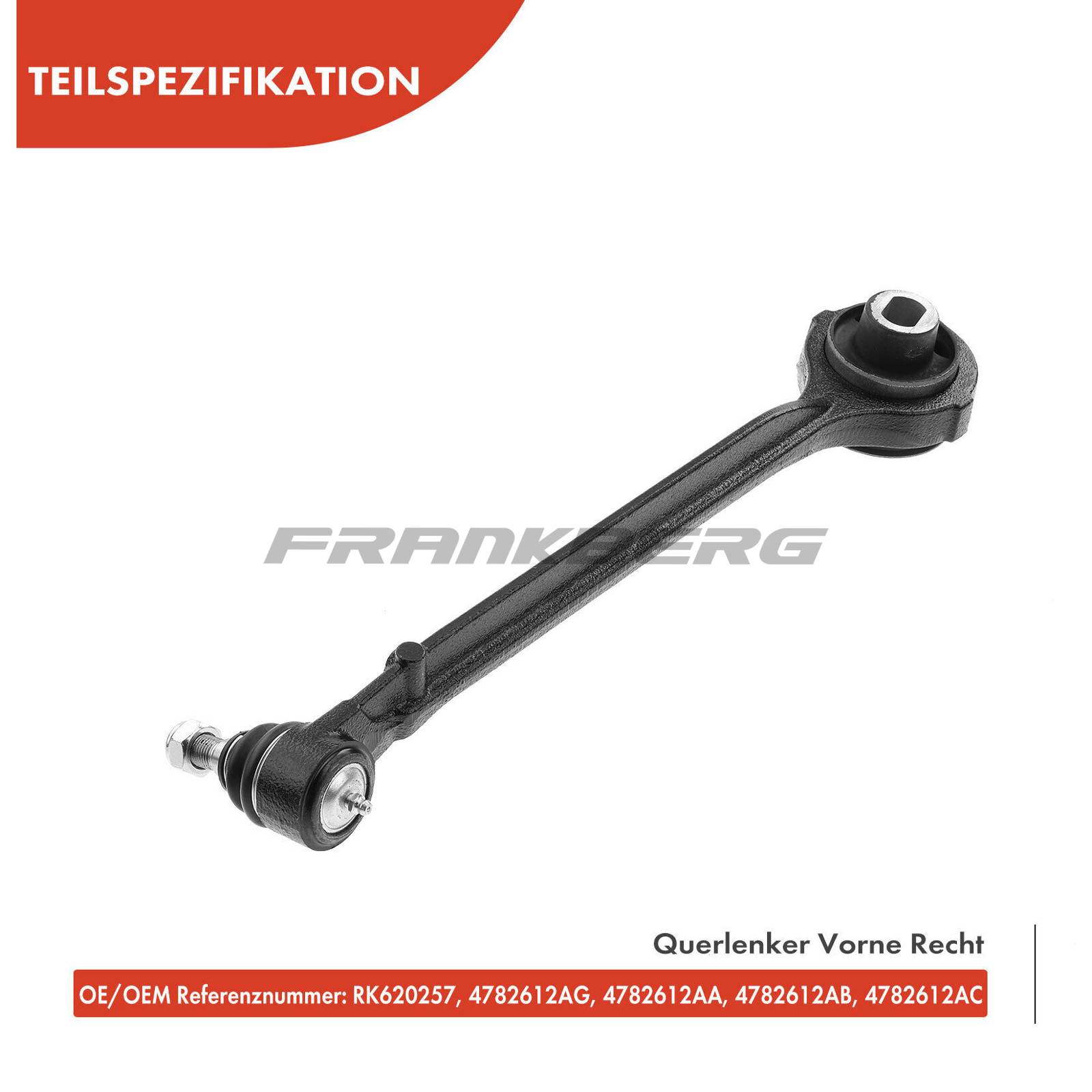 Control/Trailing Arm, wheel suspension