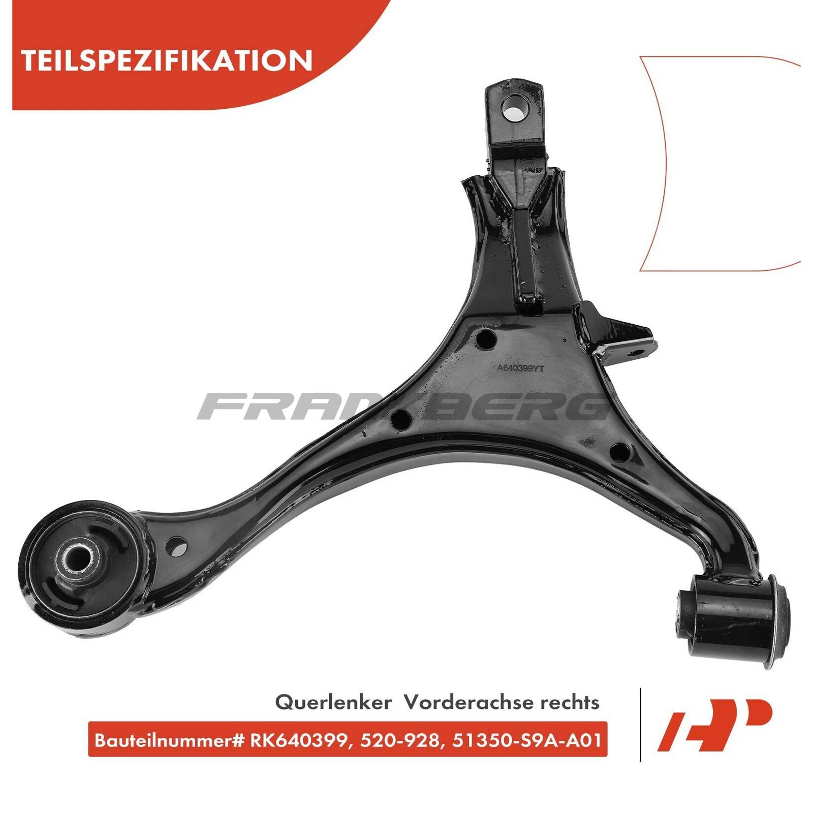 Control/Trailing Arm, wheel suspension