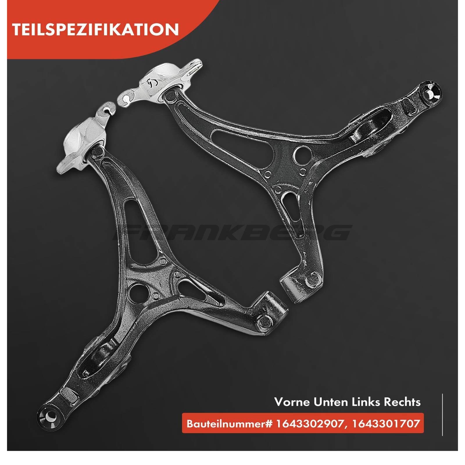 Control/Trailing Arm, wheel suspension