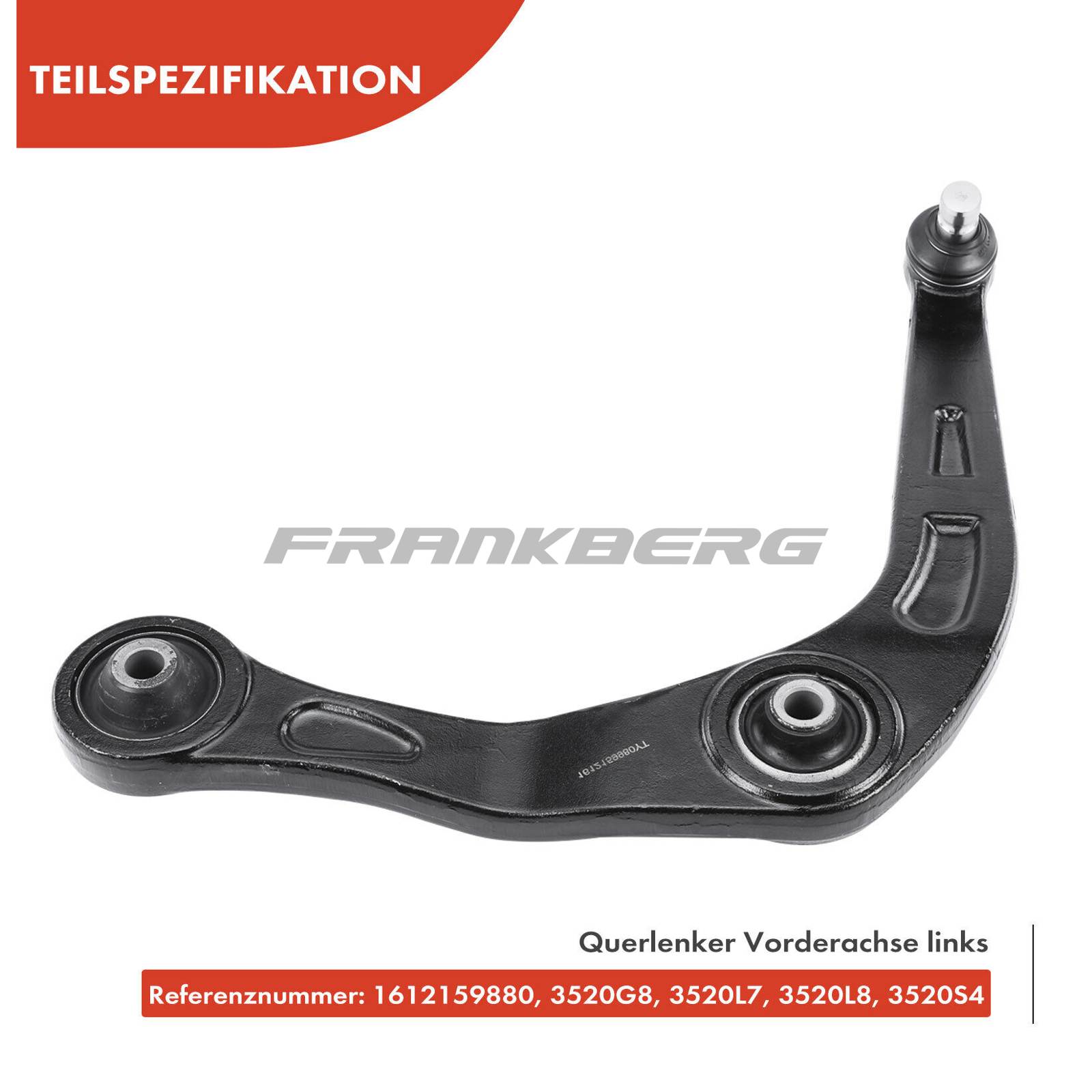 Control/Trailing Arm, wheel suspension (5481FB0006755)