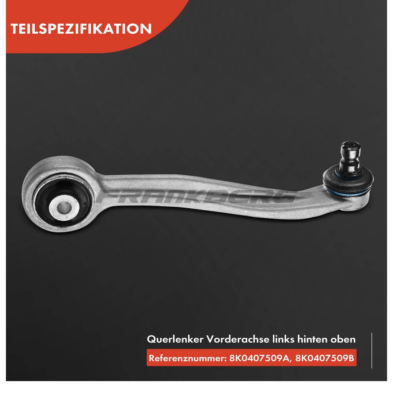 Control/Trailing Arm, wheel suspension