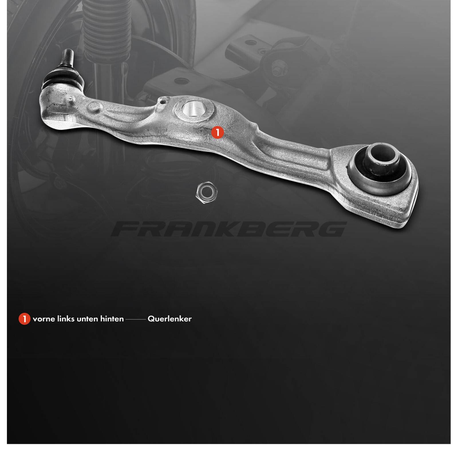 Control/Trailing Arm, wheel suspension