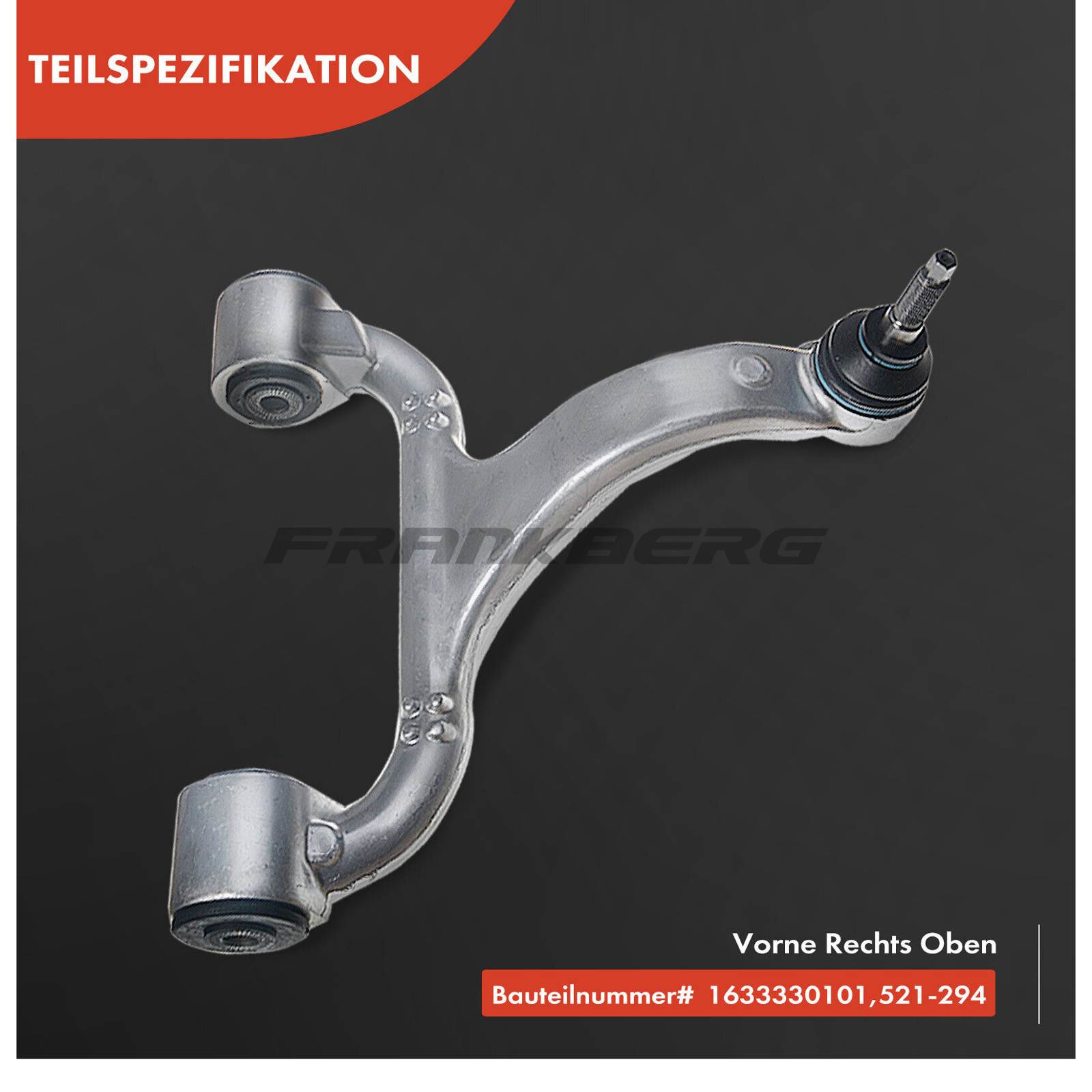 Control/Trailing Arm, wheel suspension
