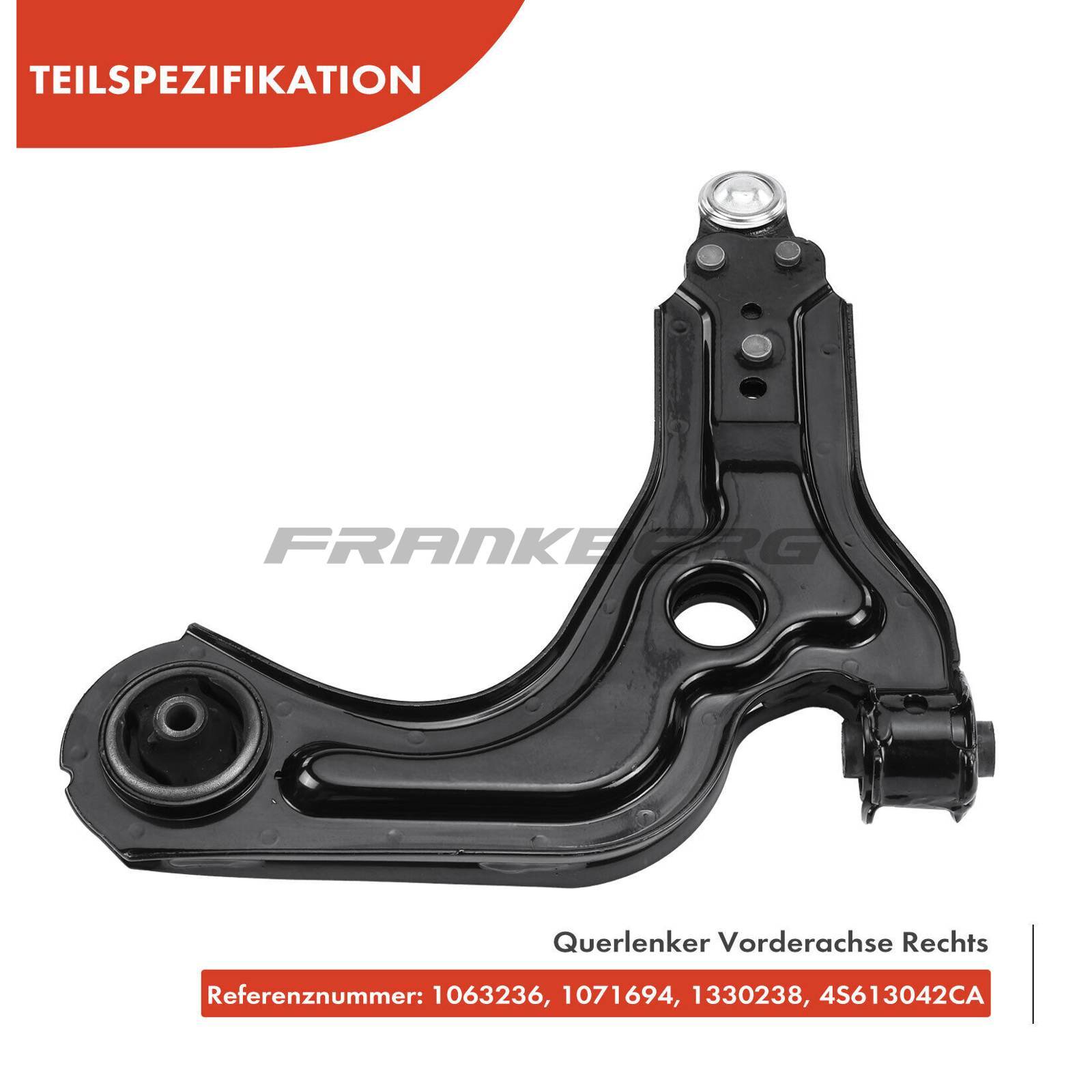 Control/Trailing Arm, wheel suspension