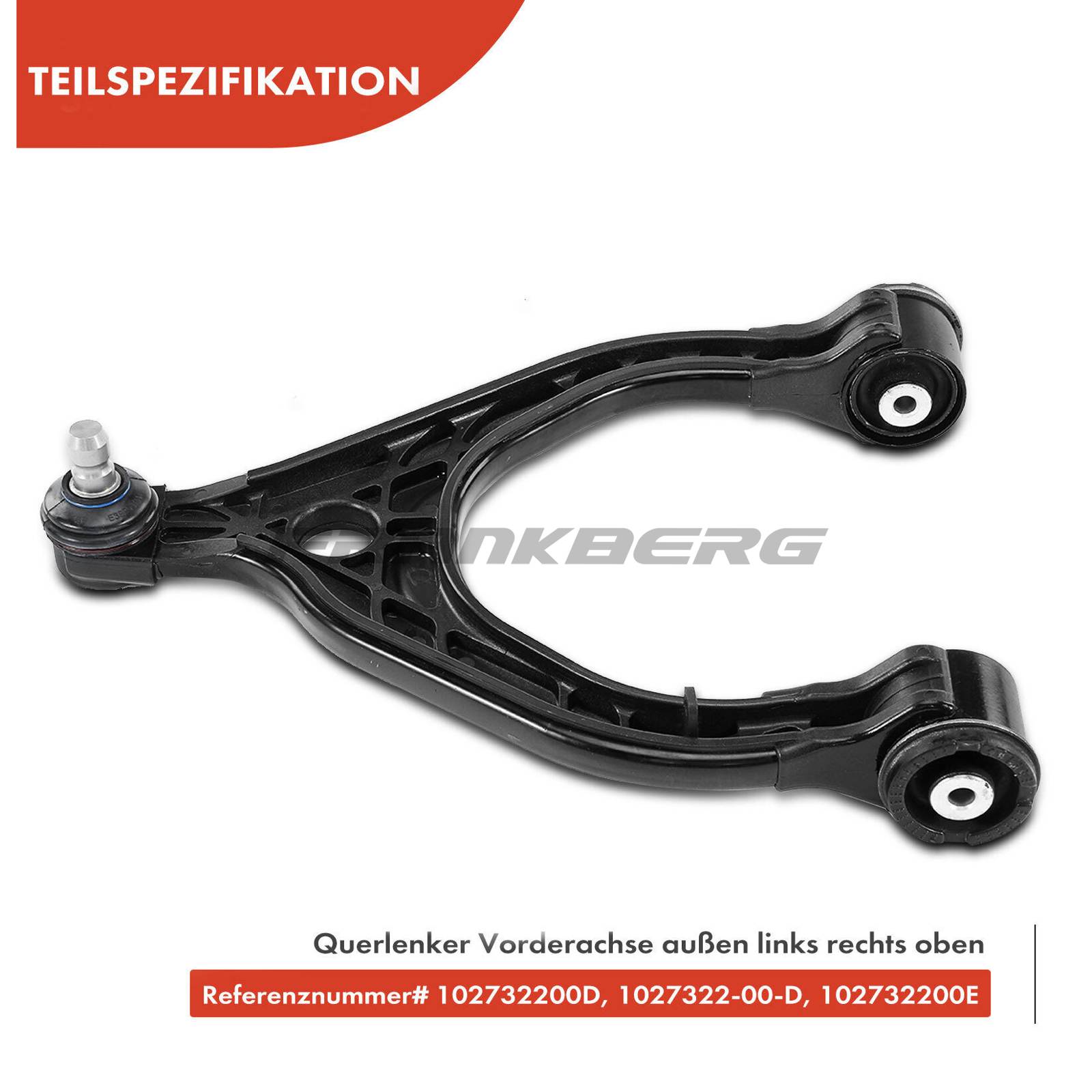 Control/Trailing Arm, wheel suspension