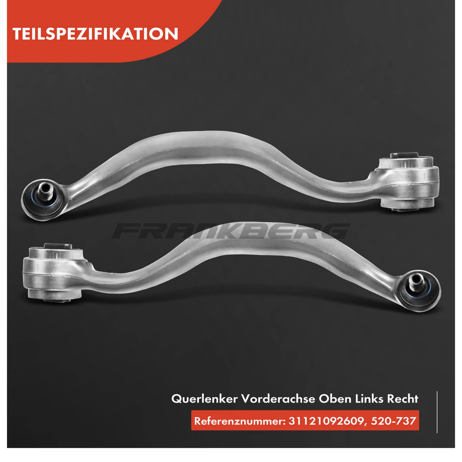 Control/Trailing Arm, wheel suspension
