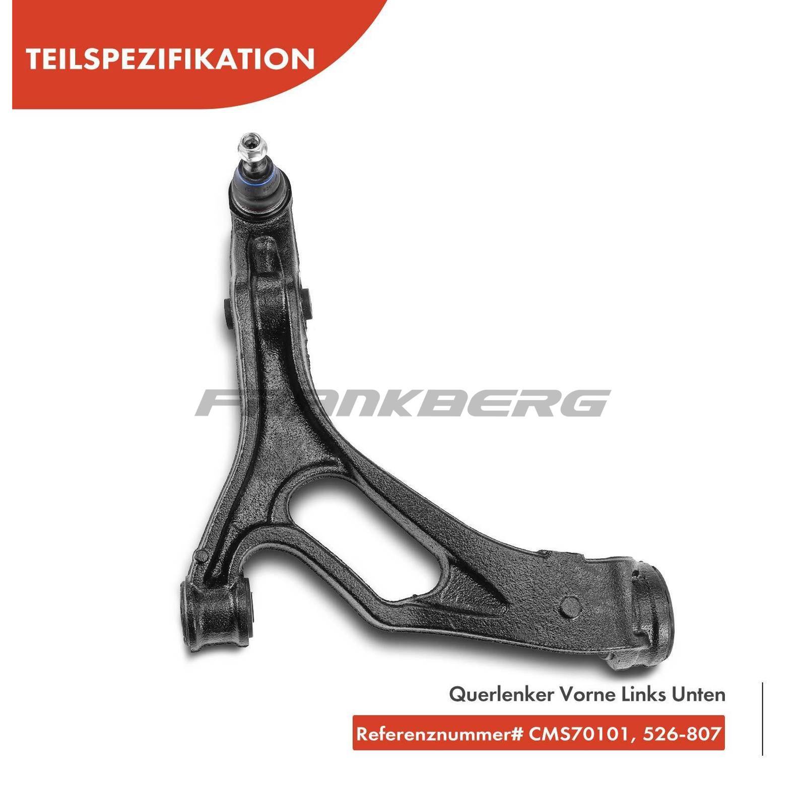 Control/Trailing Arm, wheel suspension