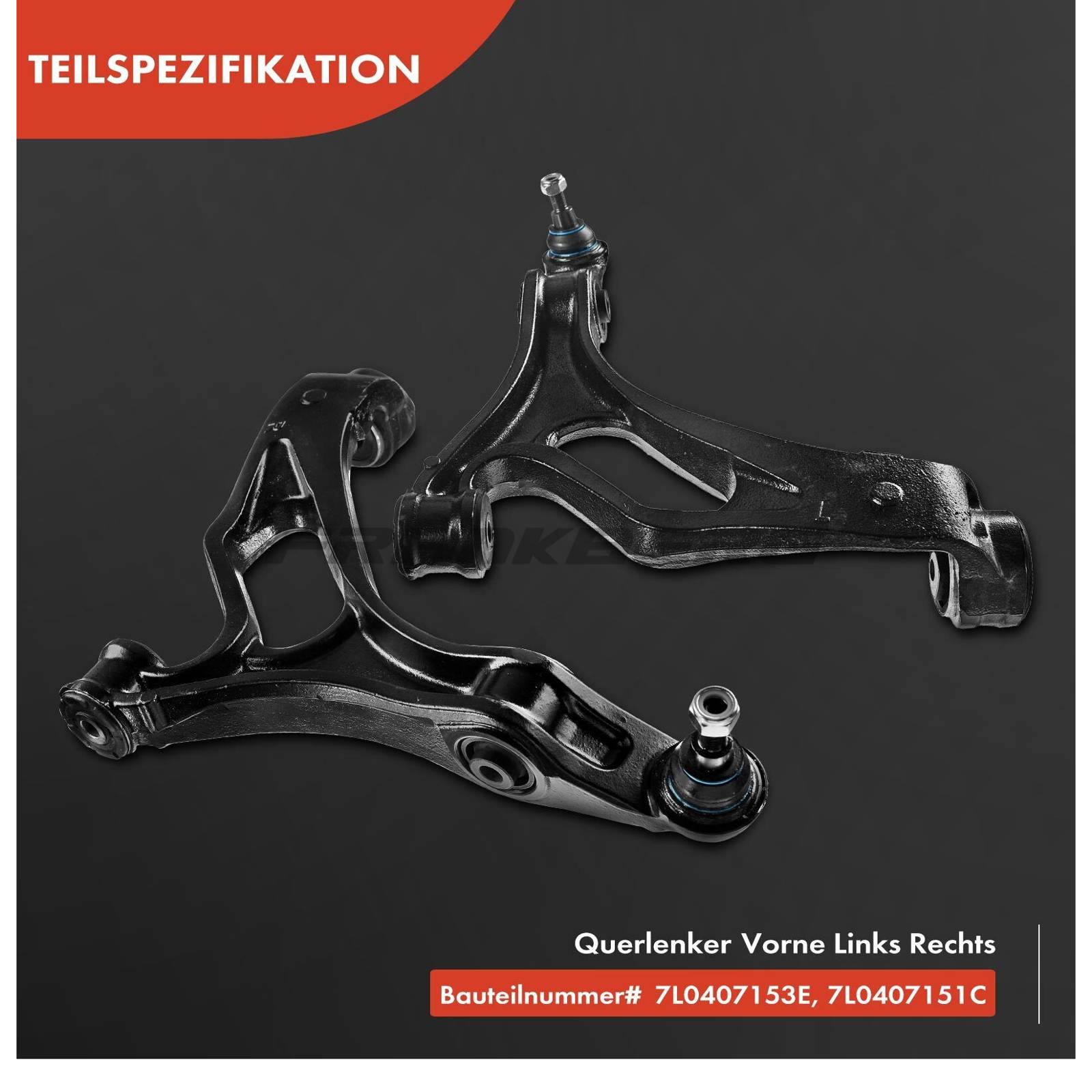 Control/Trailing Arm, wheel suspension