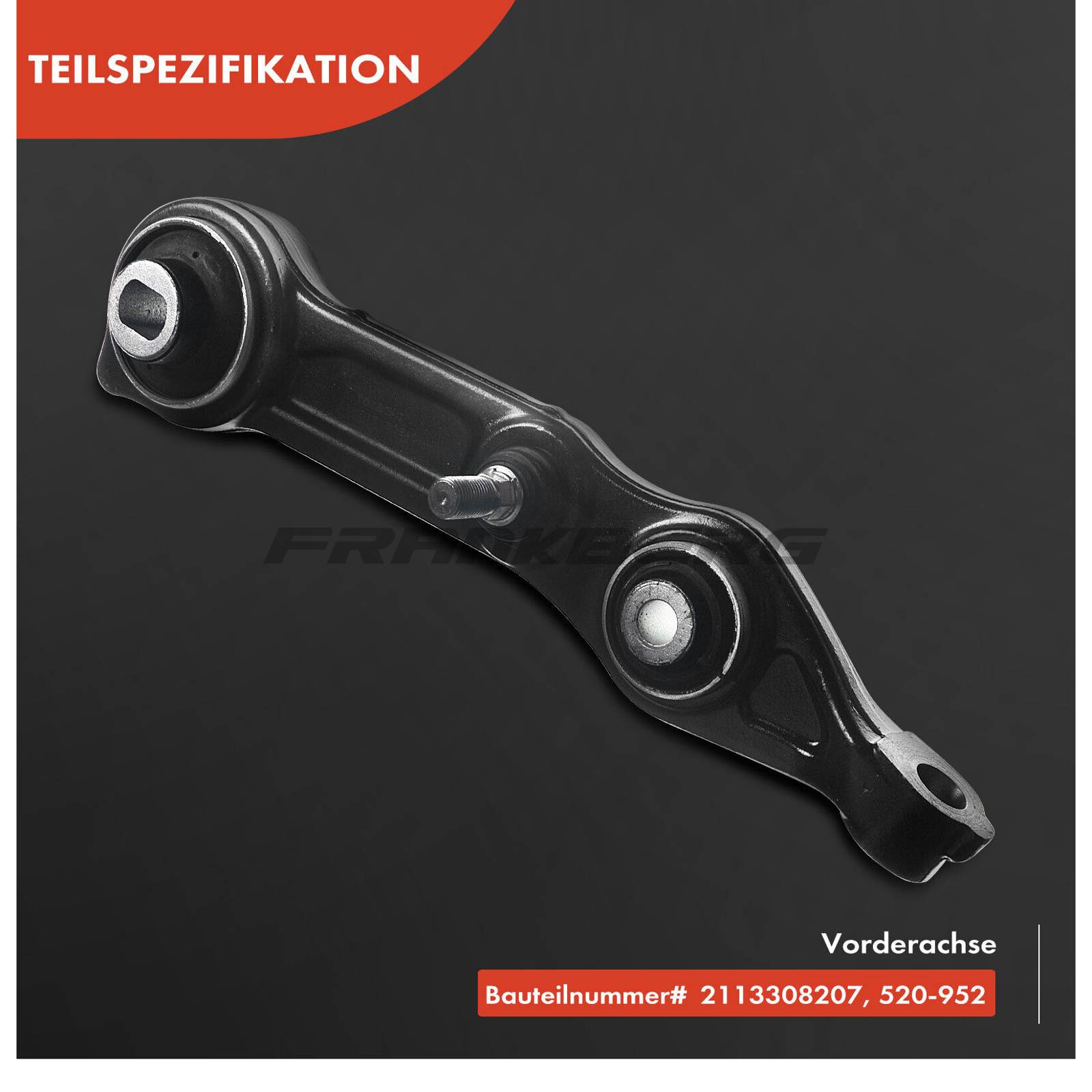 Control/Trailing Arm, wheel suspension