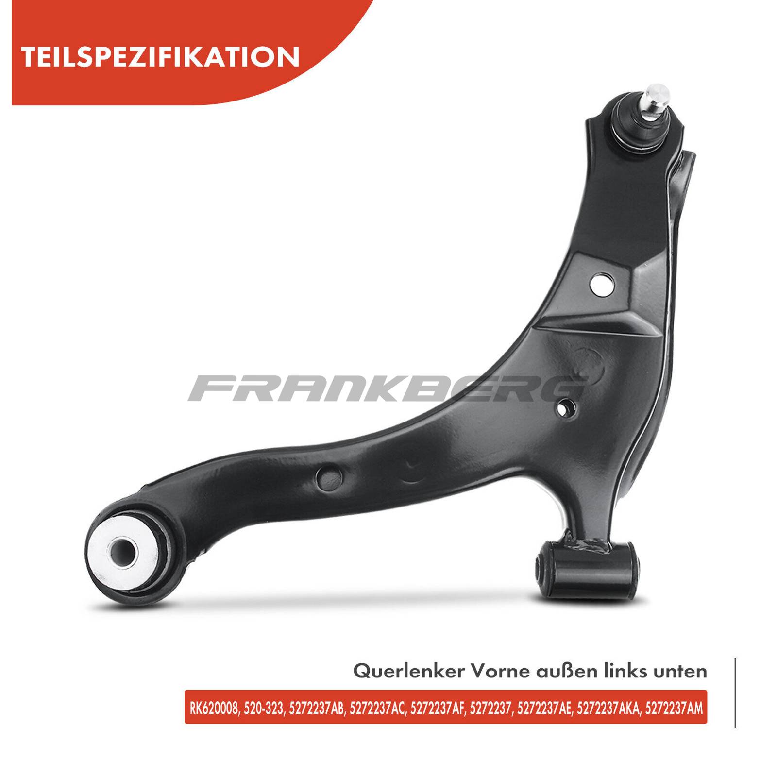 Control/Trailing Arm, wheel suspension