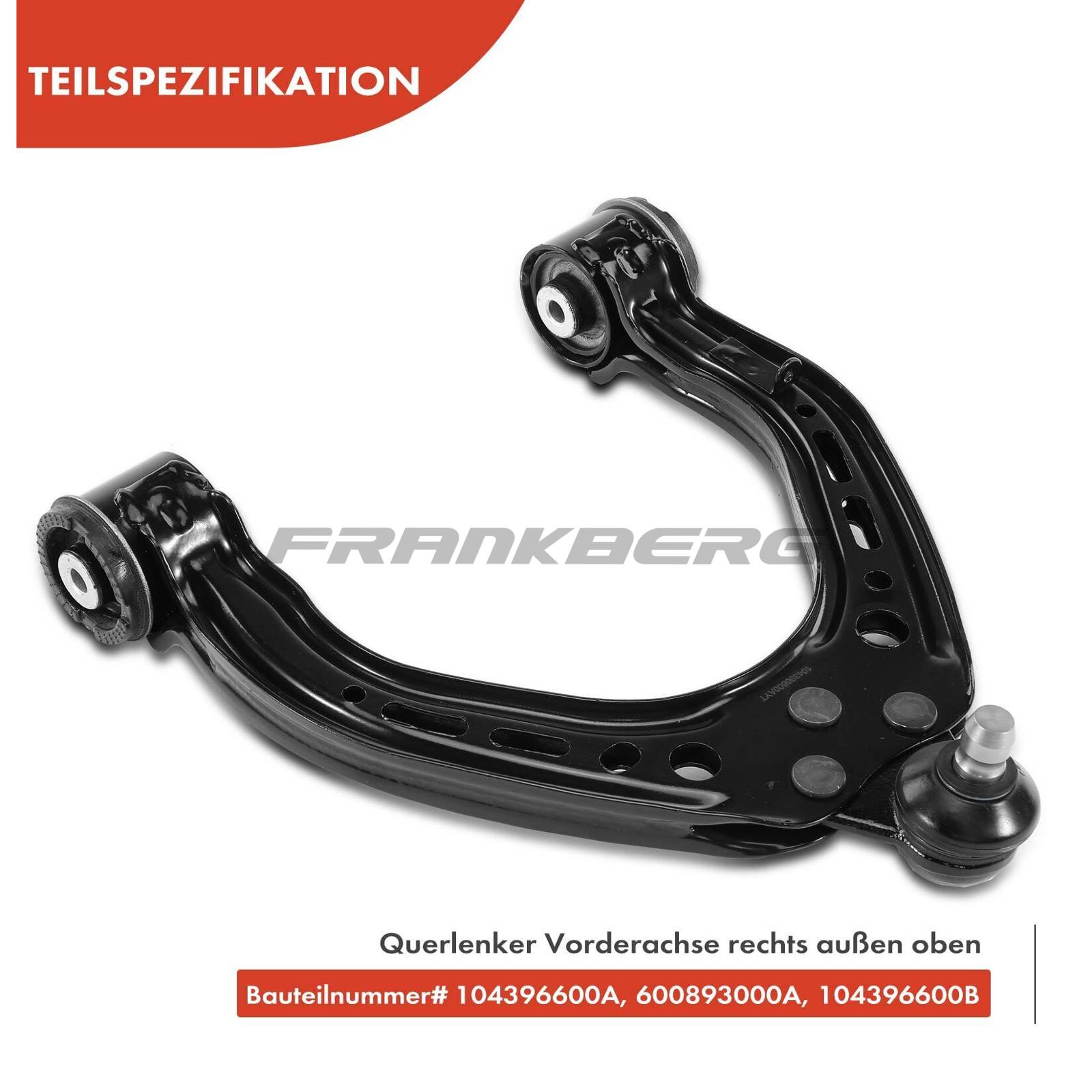 Control/Trailing Arm, wheel suspension