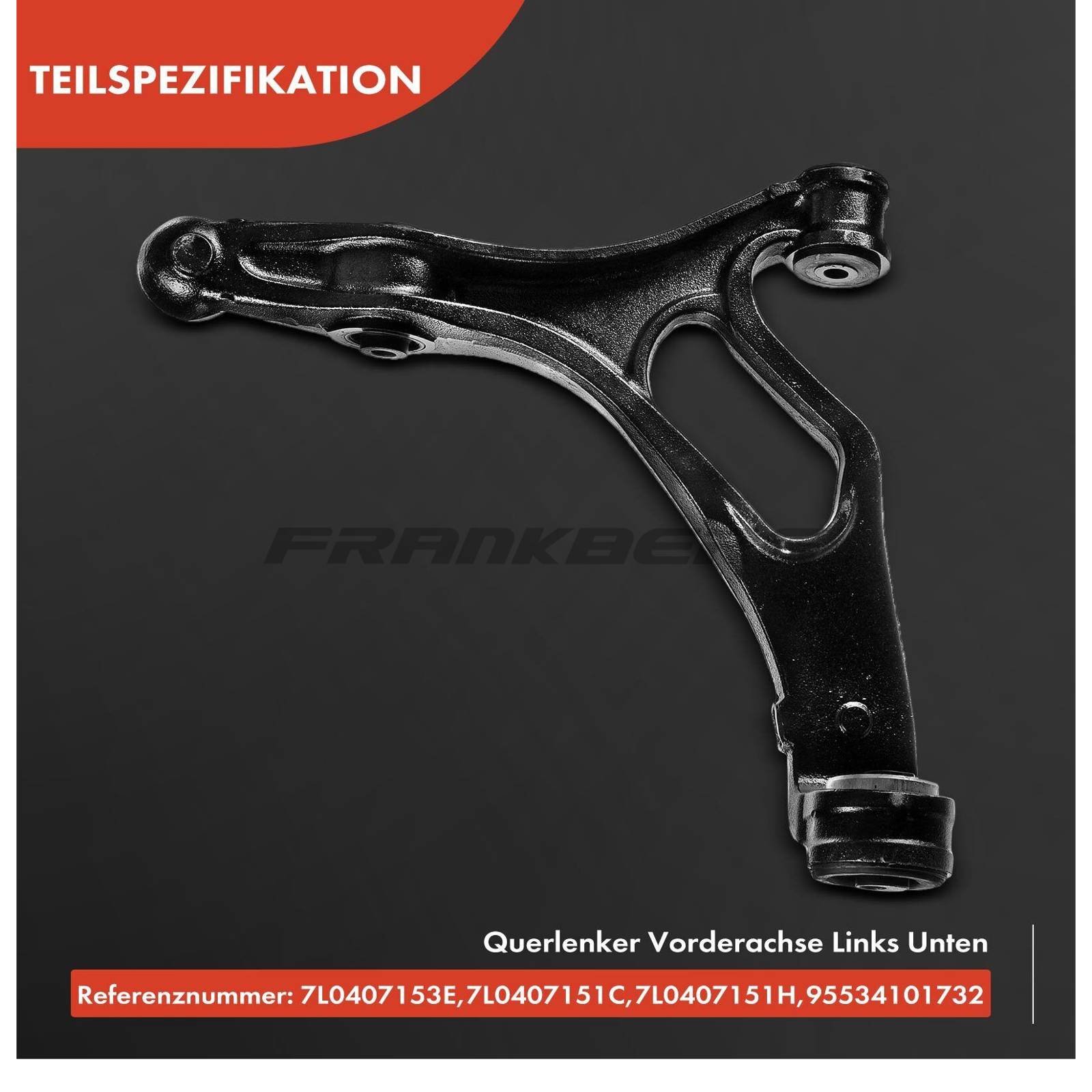 Control/Trailing Arm, wheel suspension