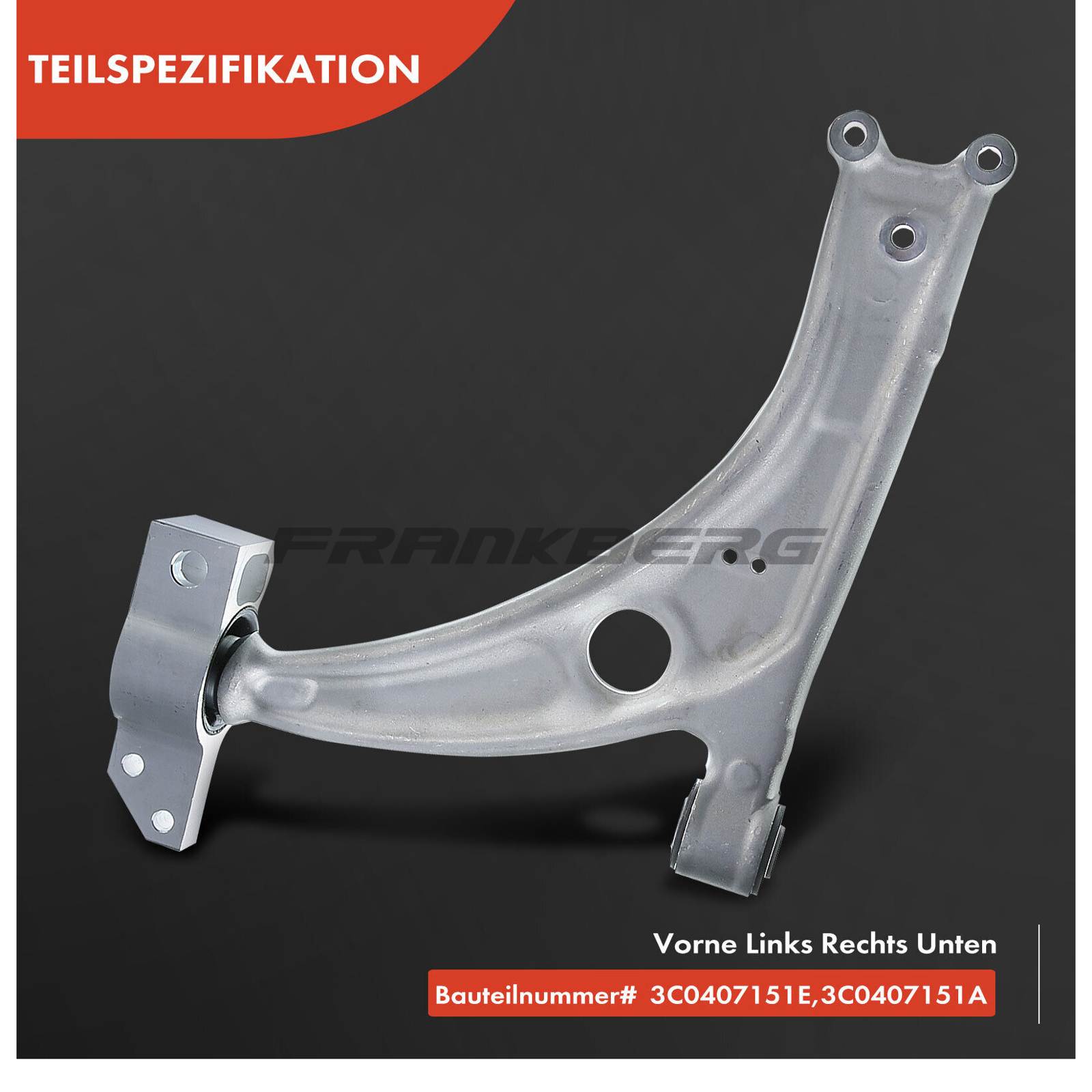 Control/Trailing Arm, wheel suspension