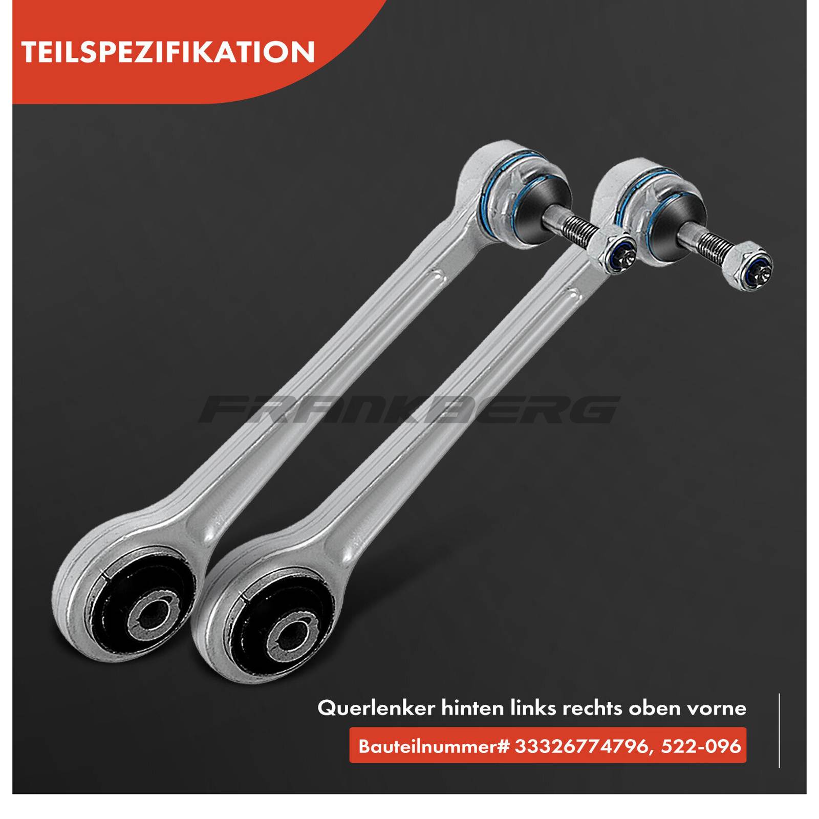Control/Trailing Arm, wheel suspension