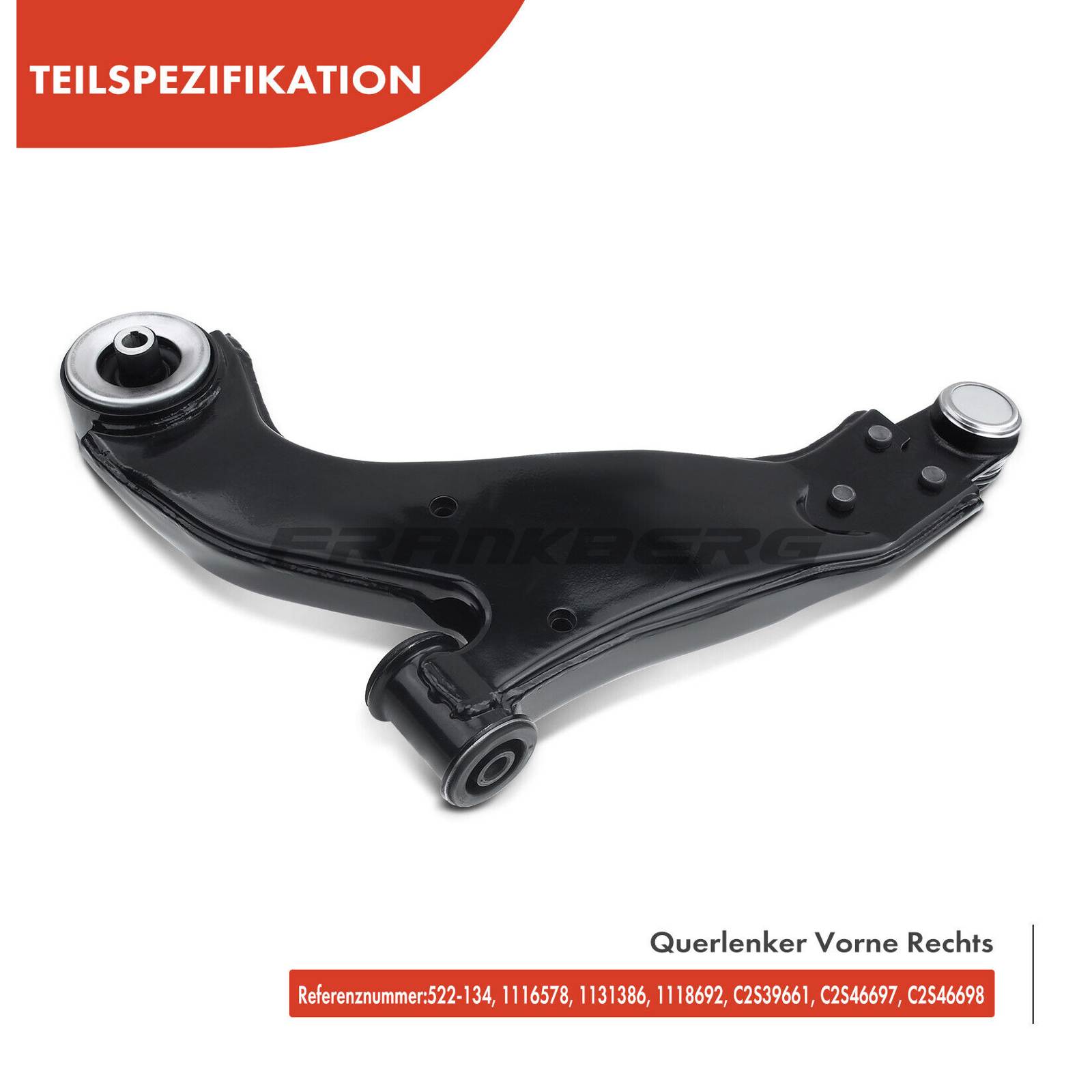 Control/Trailing Arm, wheel suspension