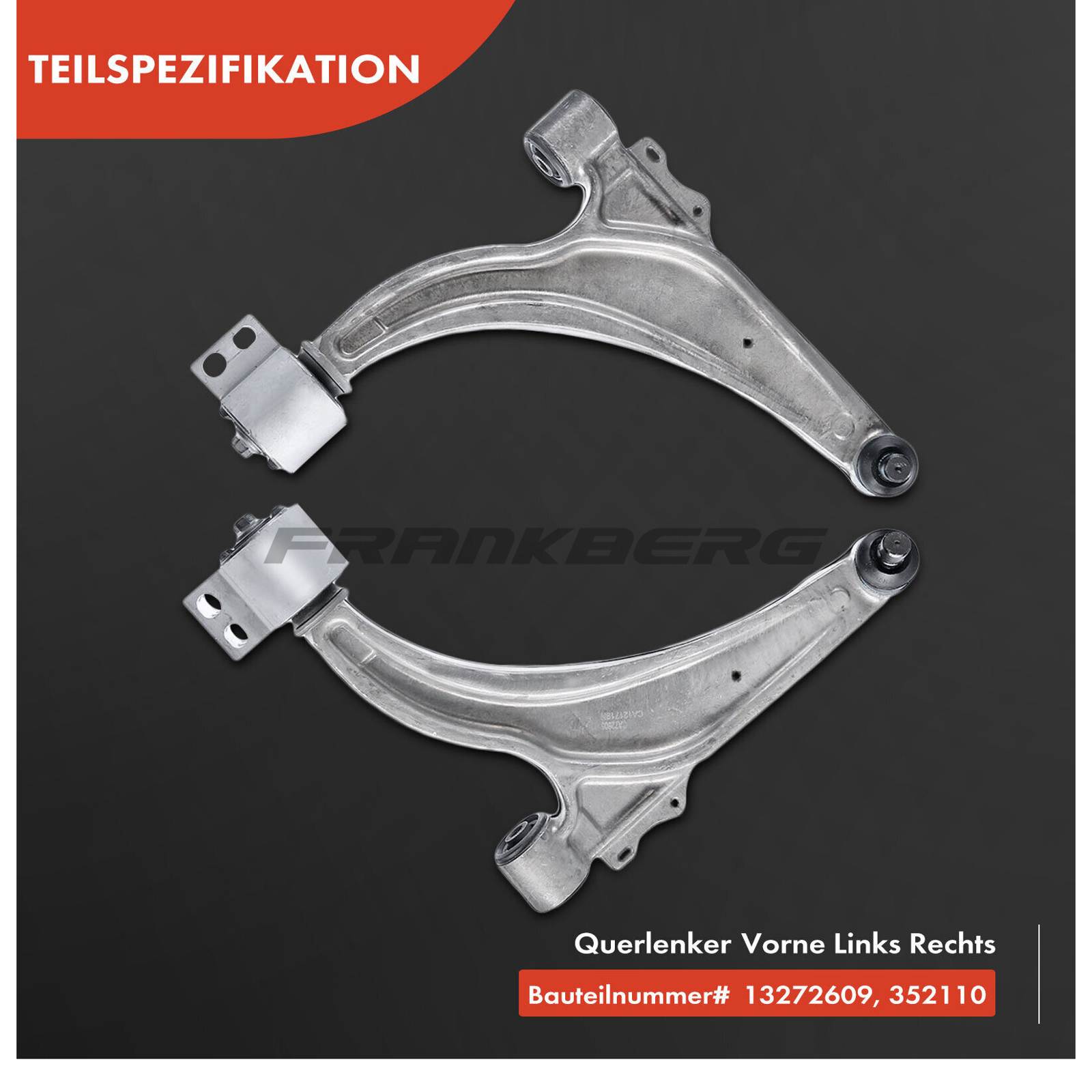 Control/Trailing Arm, wheel suspension