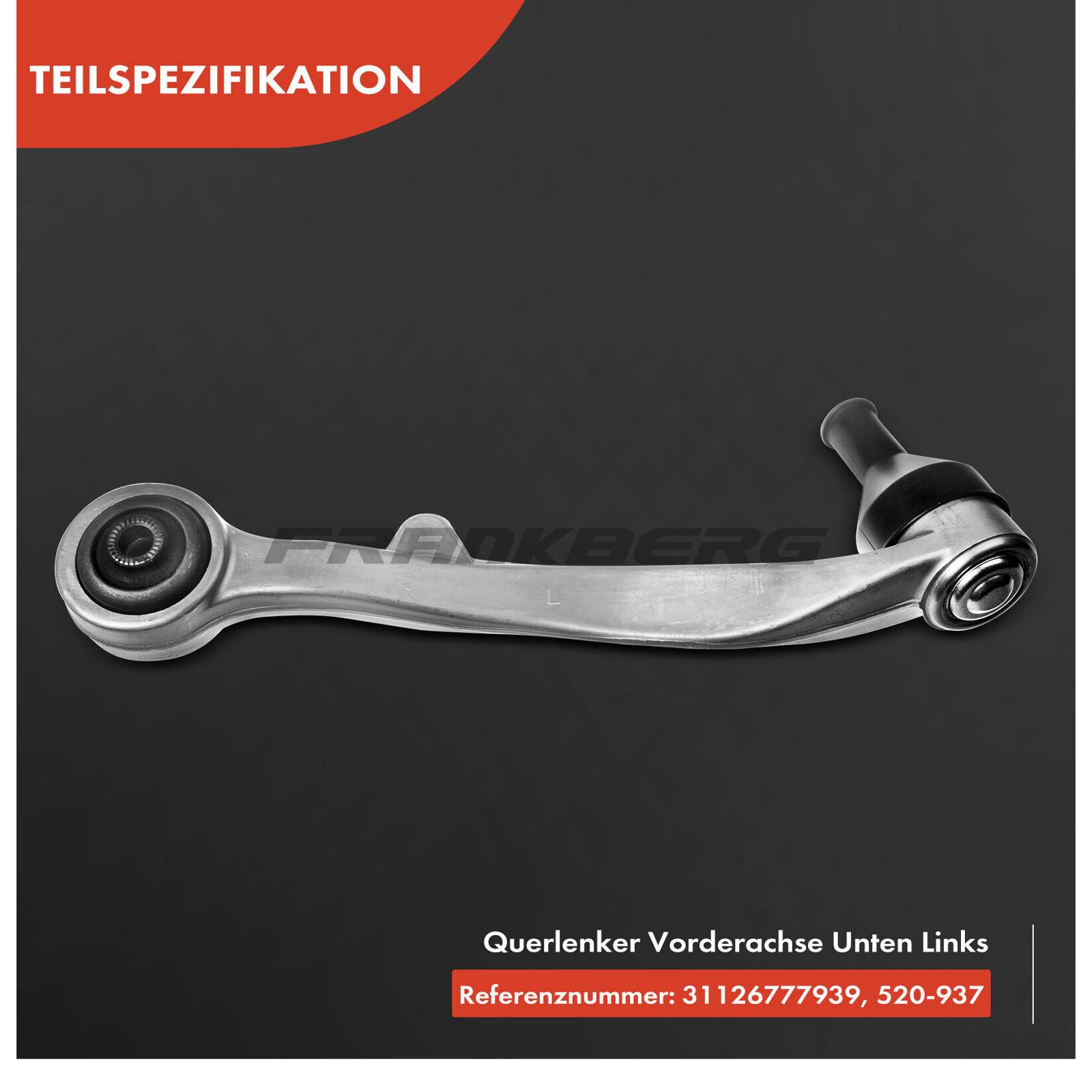 Control/Trailing Arm, wheel suspension