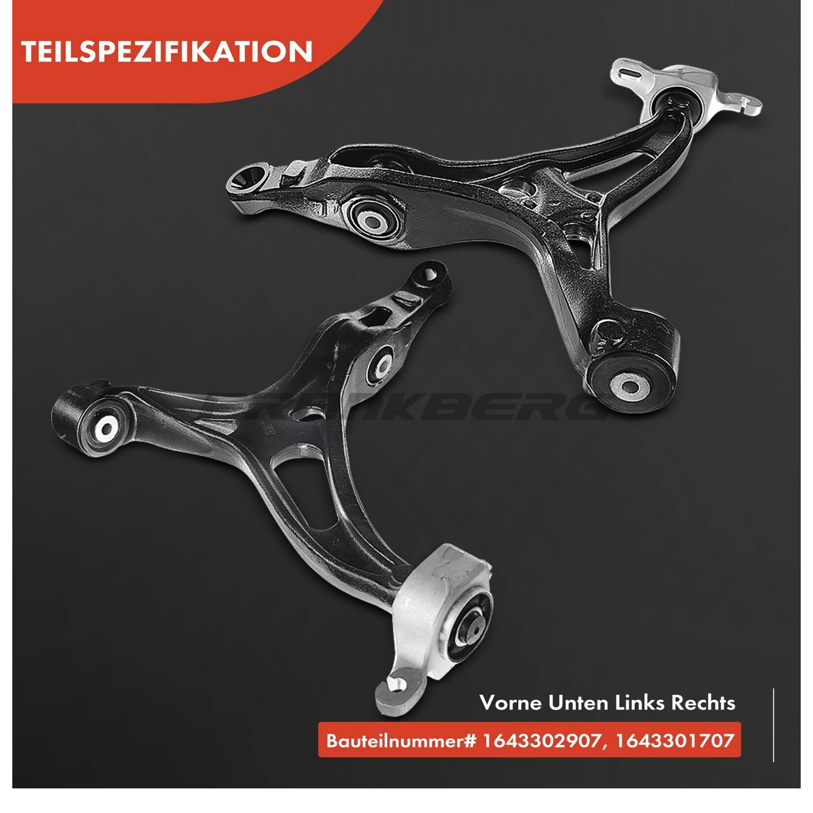 Control/Trailing Arm, wheel suspension