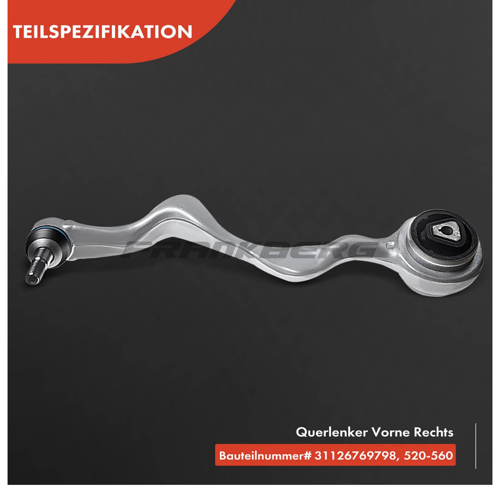 Control/Trailing Arm, wheel suspension