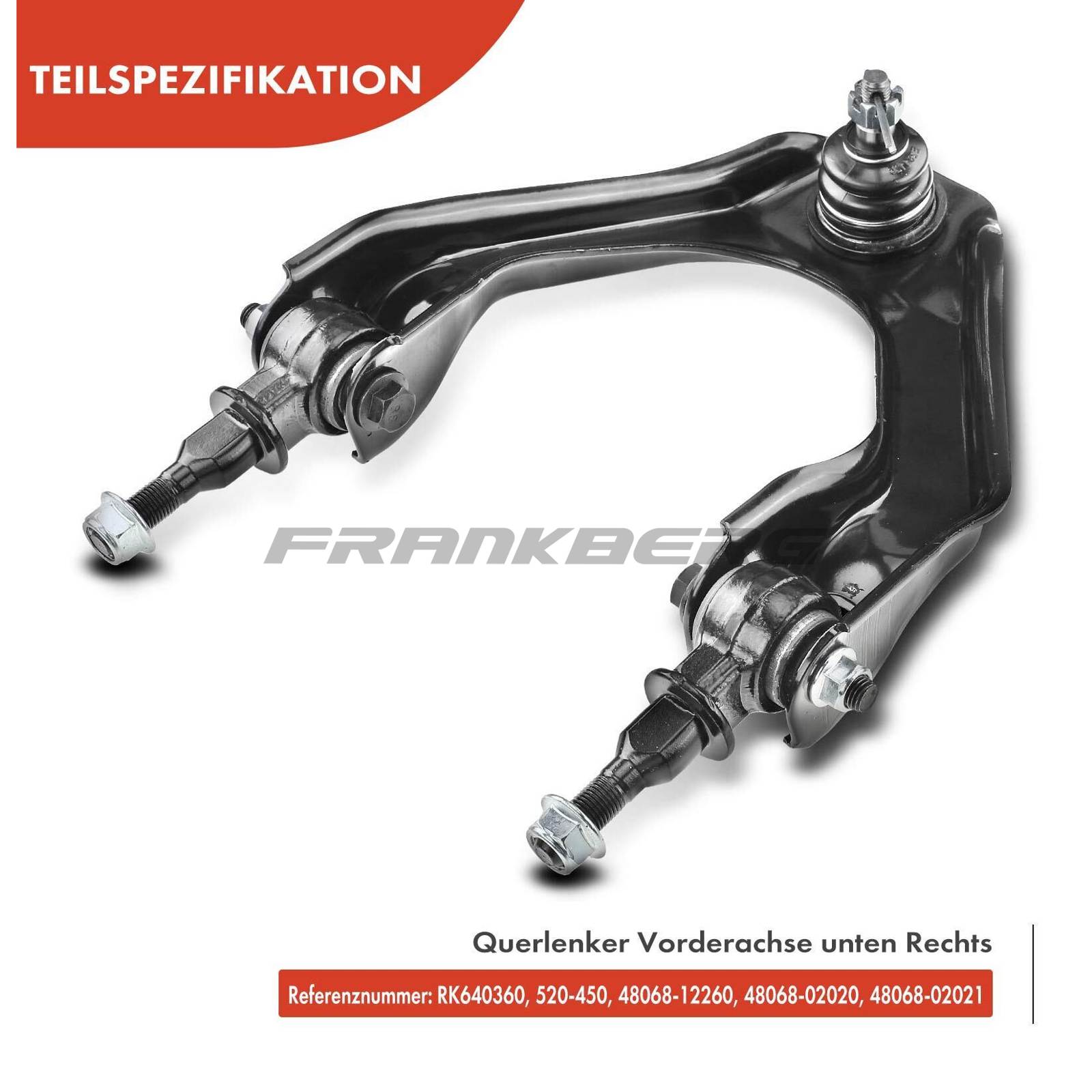Control/Trailing Arm, wheel suspension